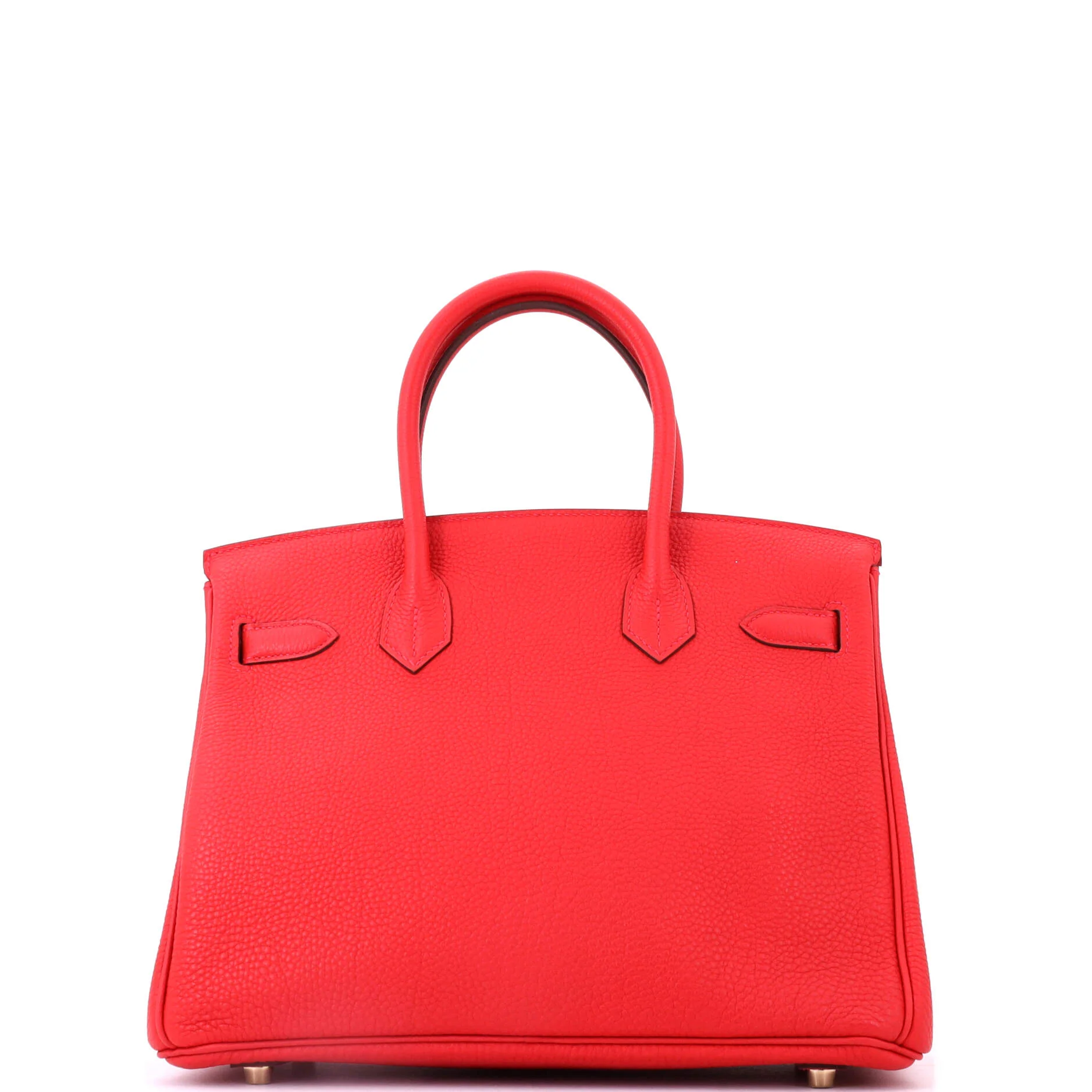 Birkin Handbag Rouge Casaque Togo with Gold Hardware 30 - Image 4
