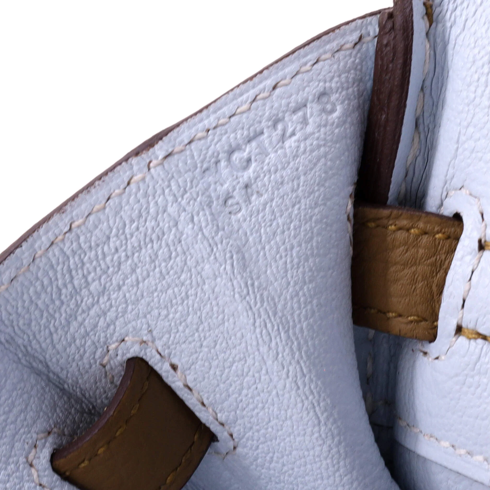 Birkin Handbag Verso Togo with Palladium Hardware 25 - Image 8