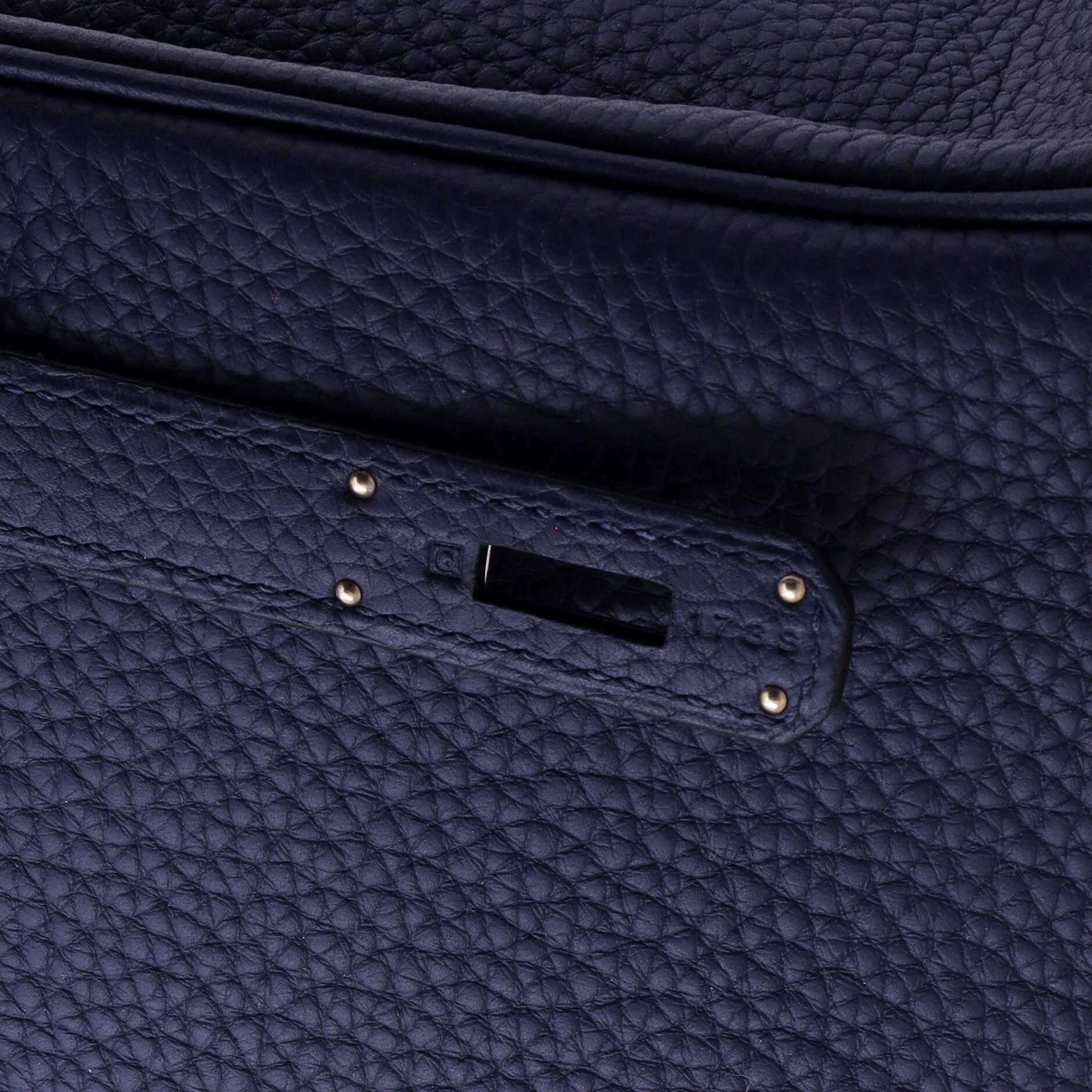 Birkin Handbag Verso Togo with Palladium Hardware 30 - Image 7