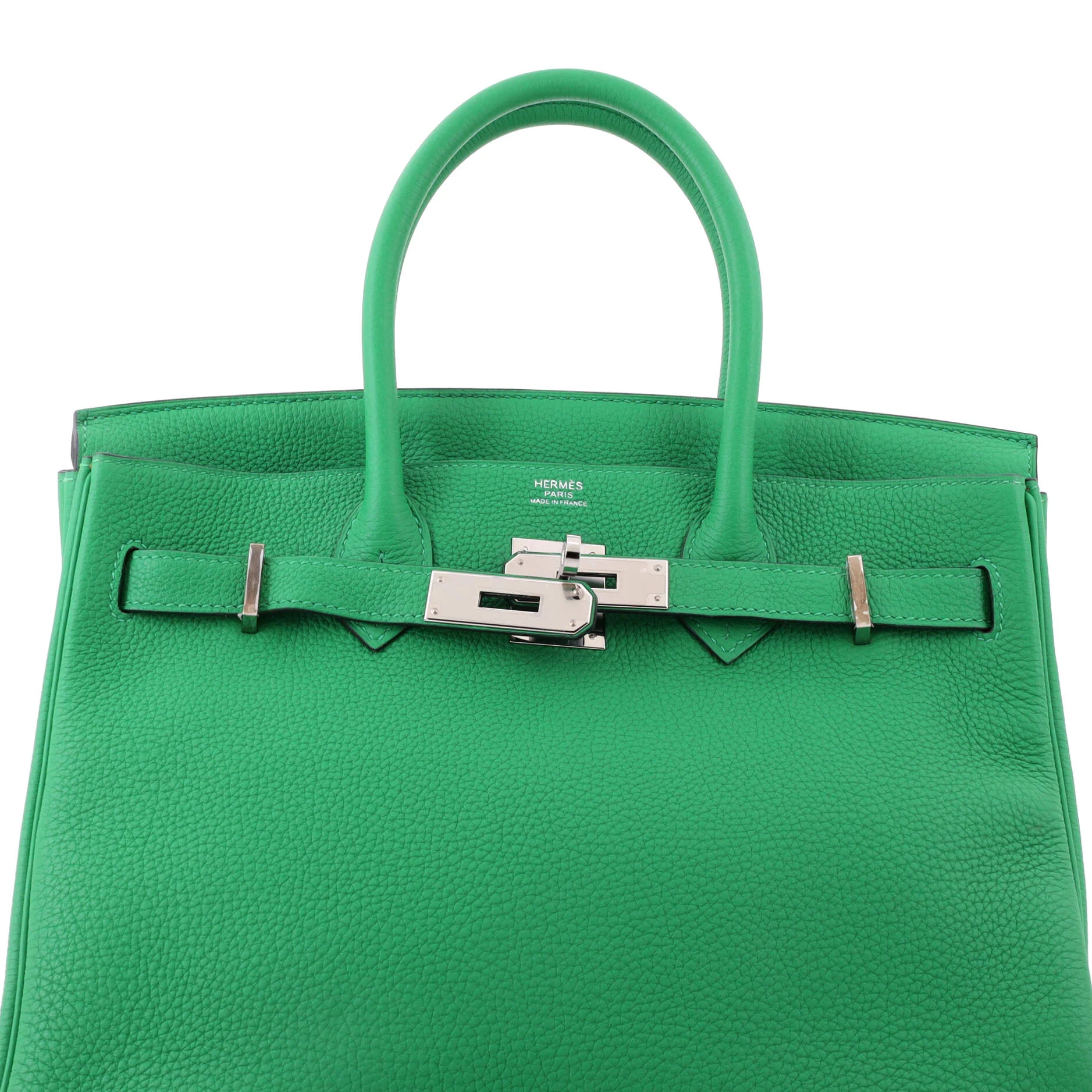 Birkin Handbag Verso Togo with Palladium Hardware 30 - Image 6