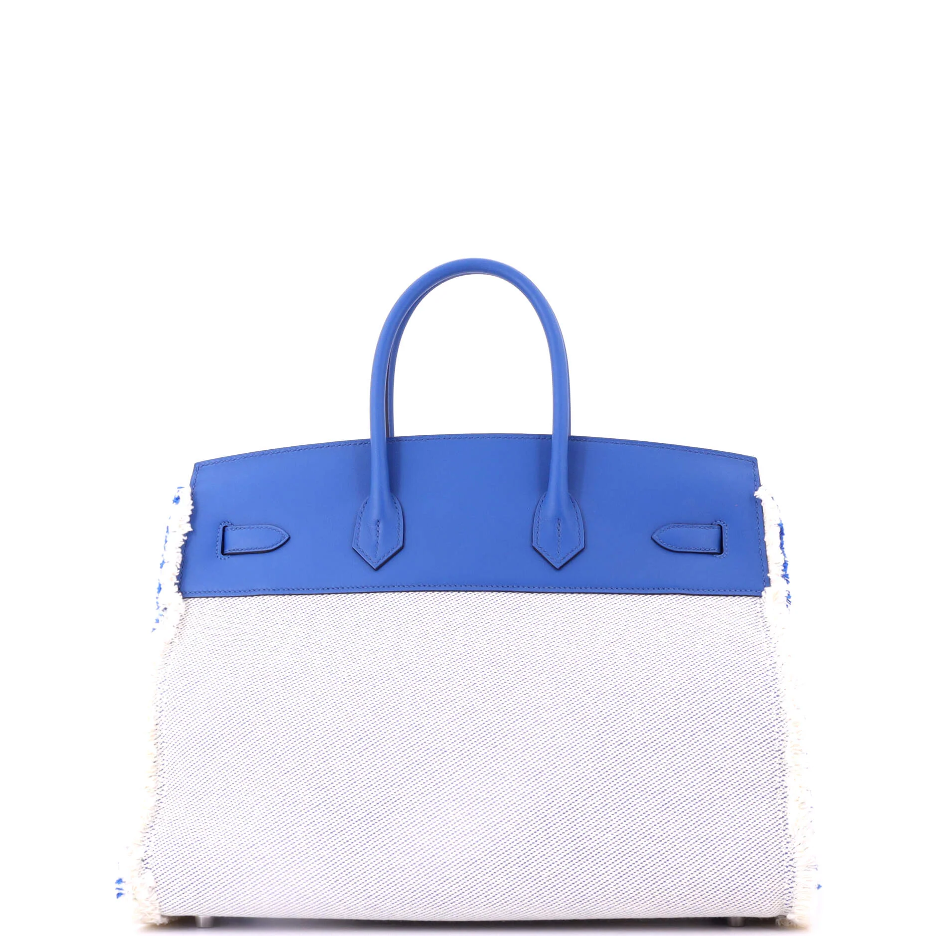 Fray Fray Birkin Bag Toile and Swift 35 - Image 4