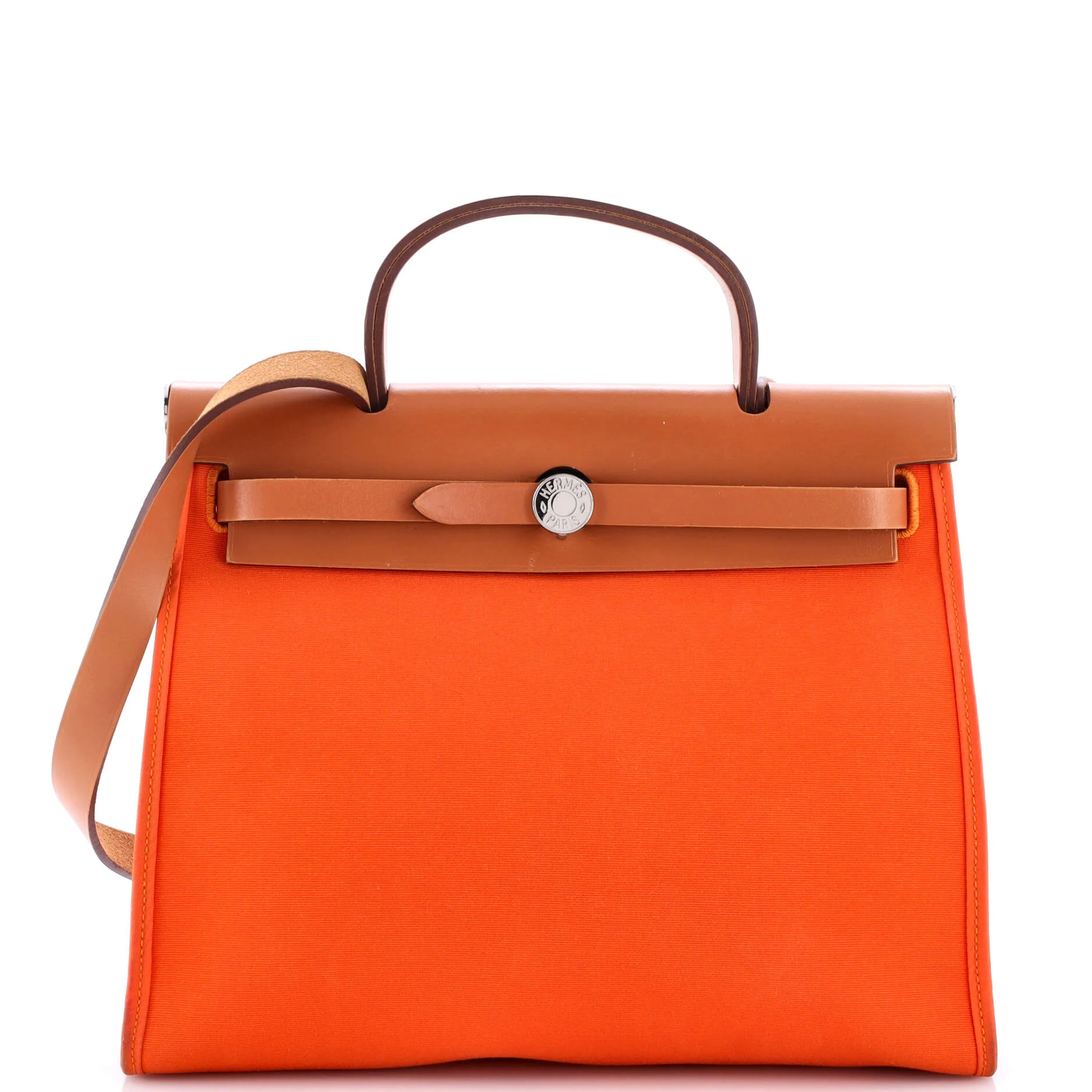 Herbag Zip Leather and Toile 31