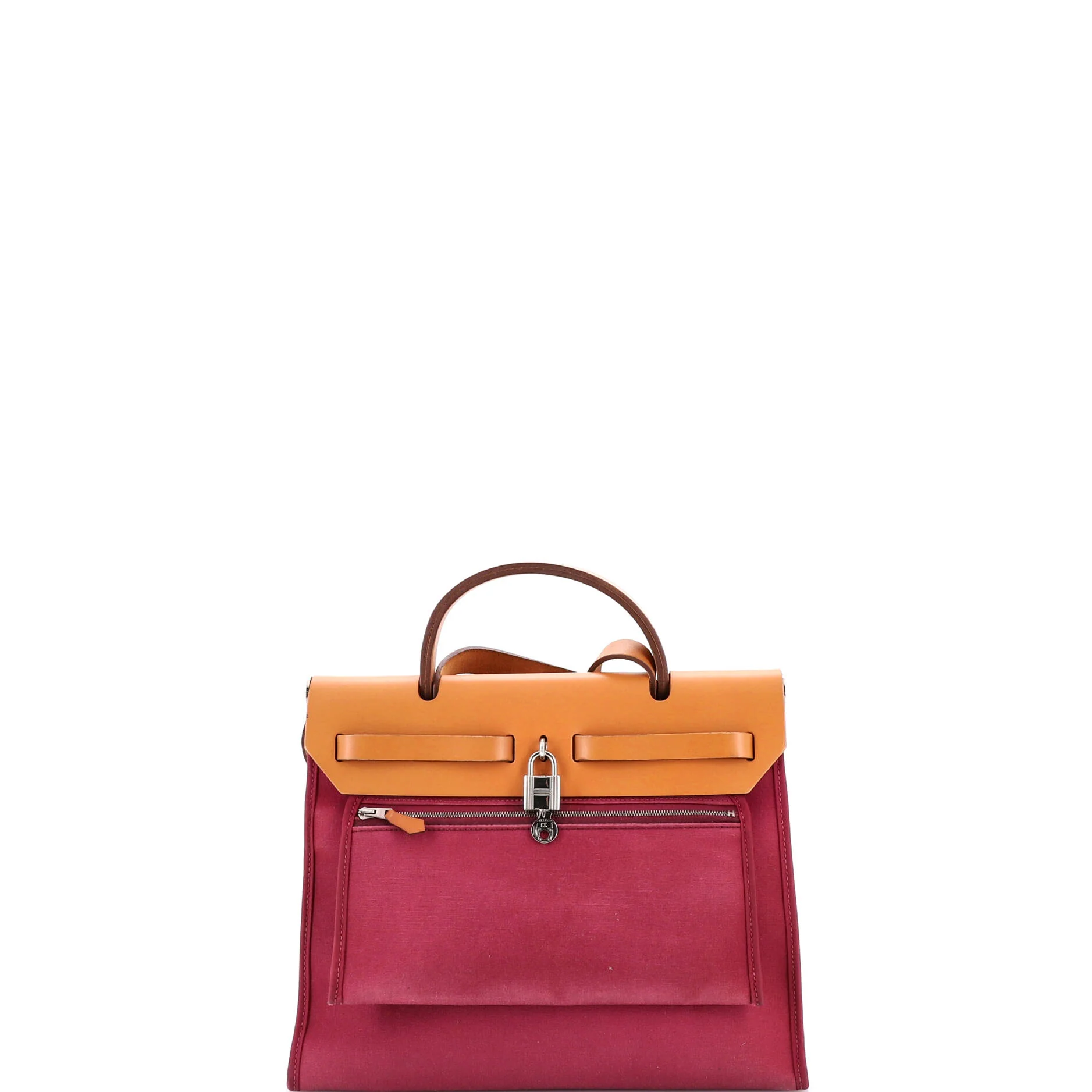 Herbag Zip Leather and Toile 31 - Image 4