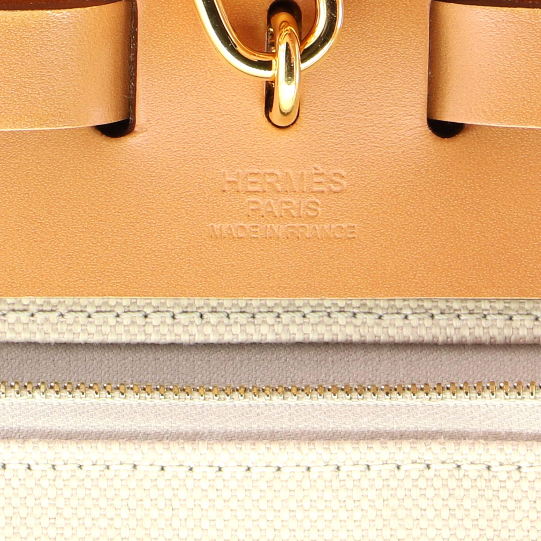 Herbag Zip Leather and Toile 31 - Image 7