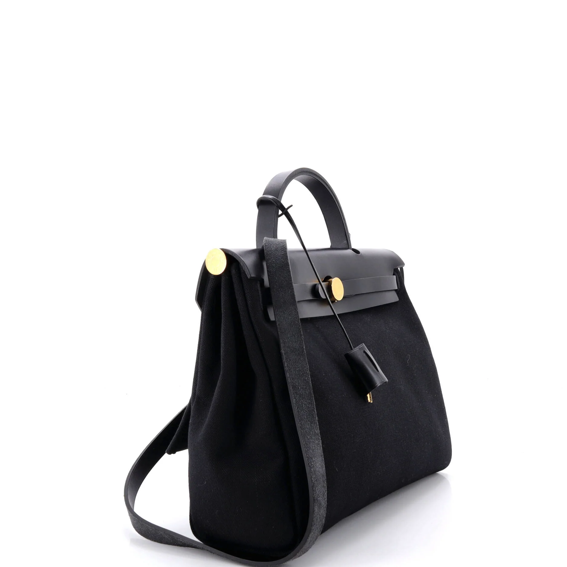 Herbag Zip Leather and Toile 31 - Image 3