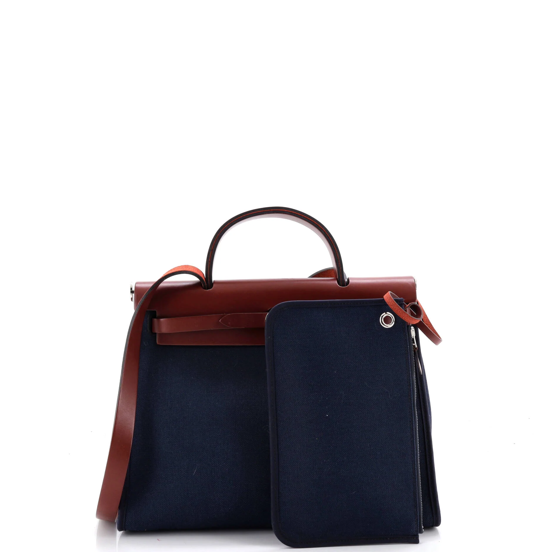 Herbag Zip Leather and Toile 31 - Image 2