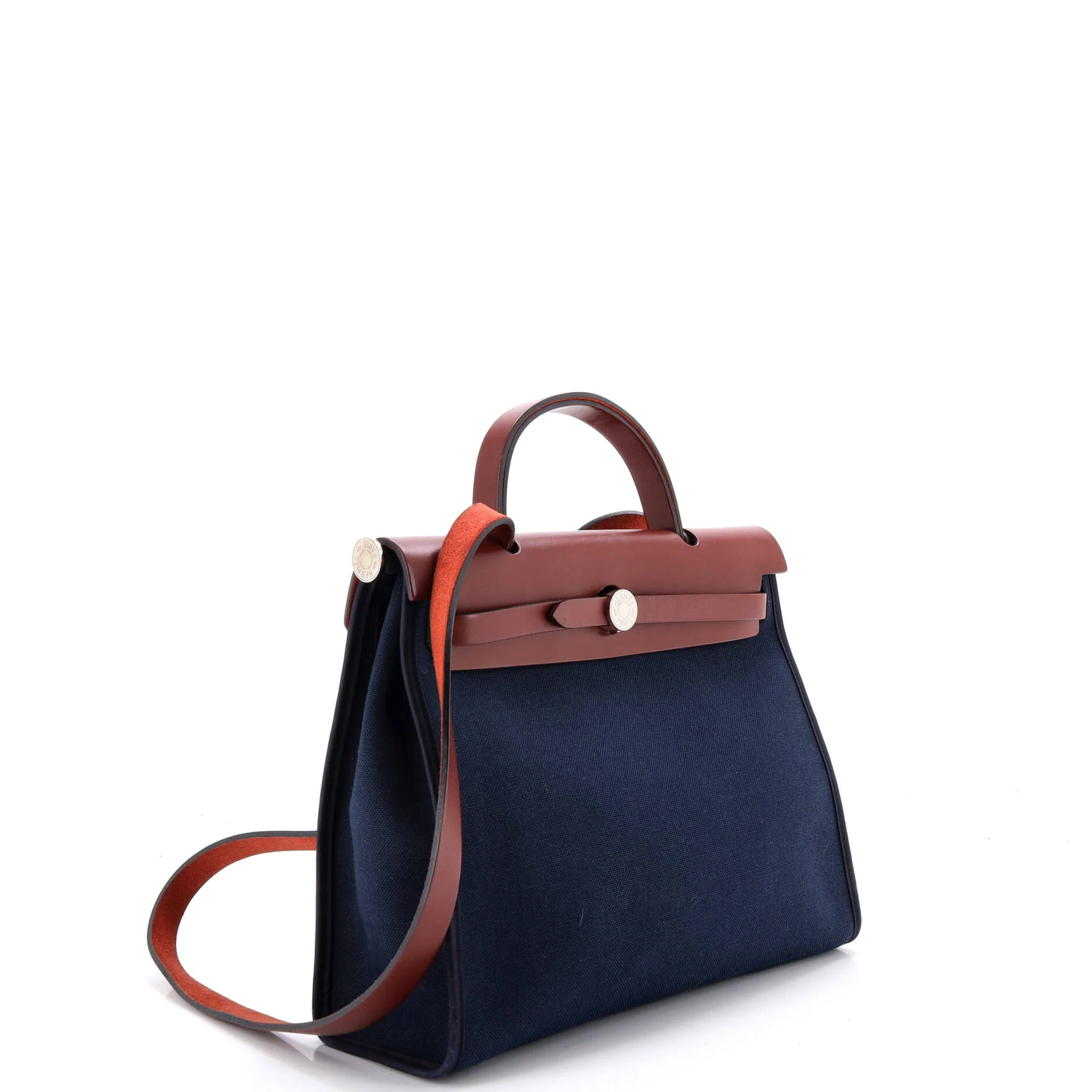 Herbag Zip Leather and Toile 31 - Image 3