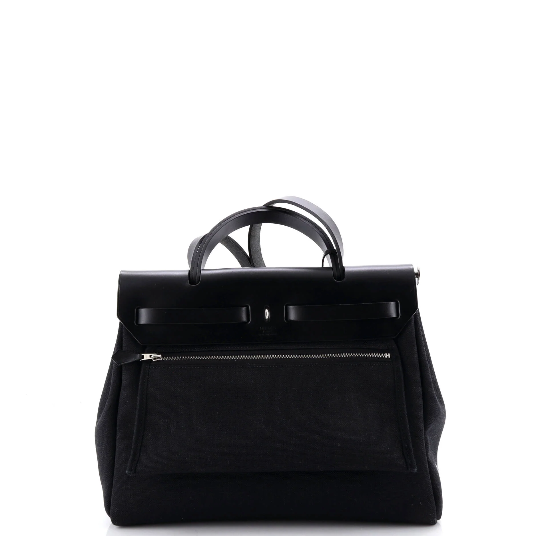 Herbag Zip Leather and Toile 31 - Image 4
