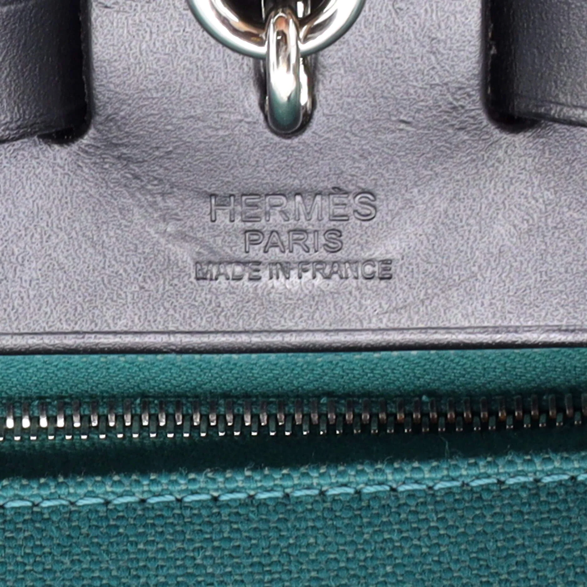 Herbag Zip Leather and Toile 31 - Image 8