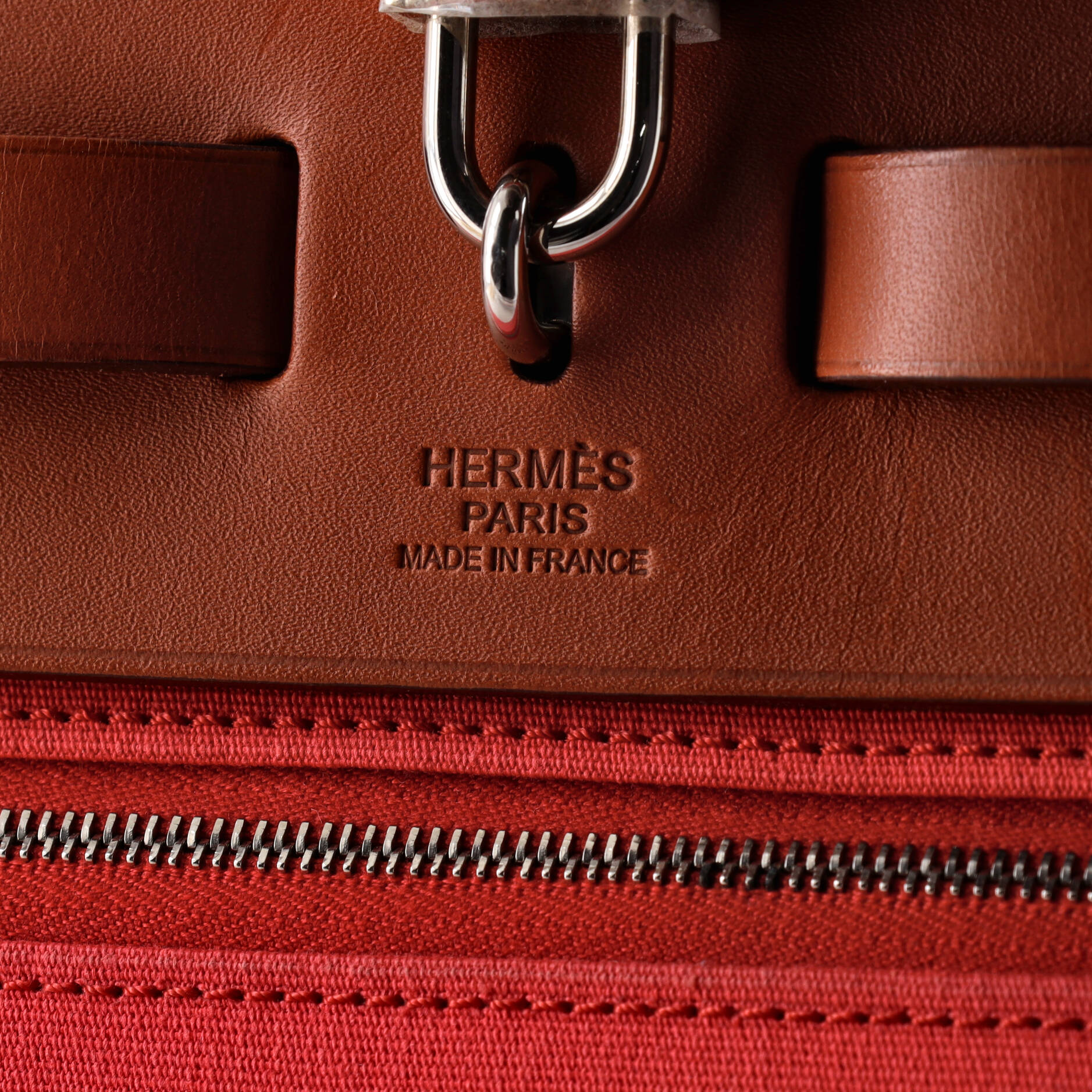 Herbag Zip Leather and Toile 31 - Image 8