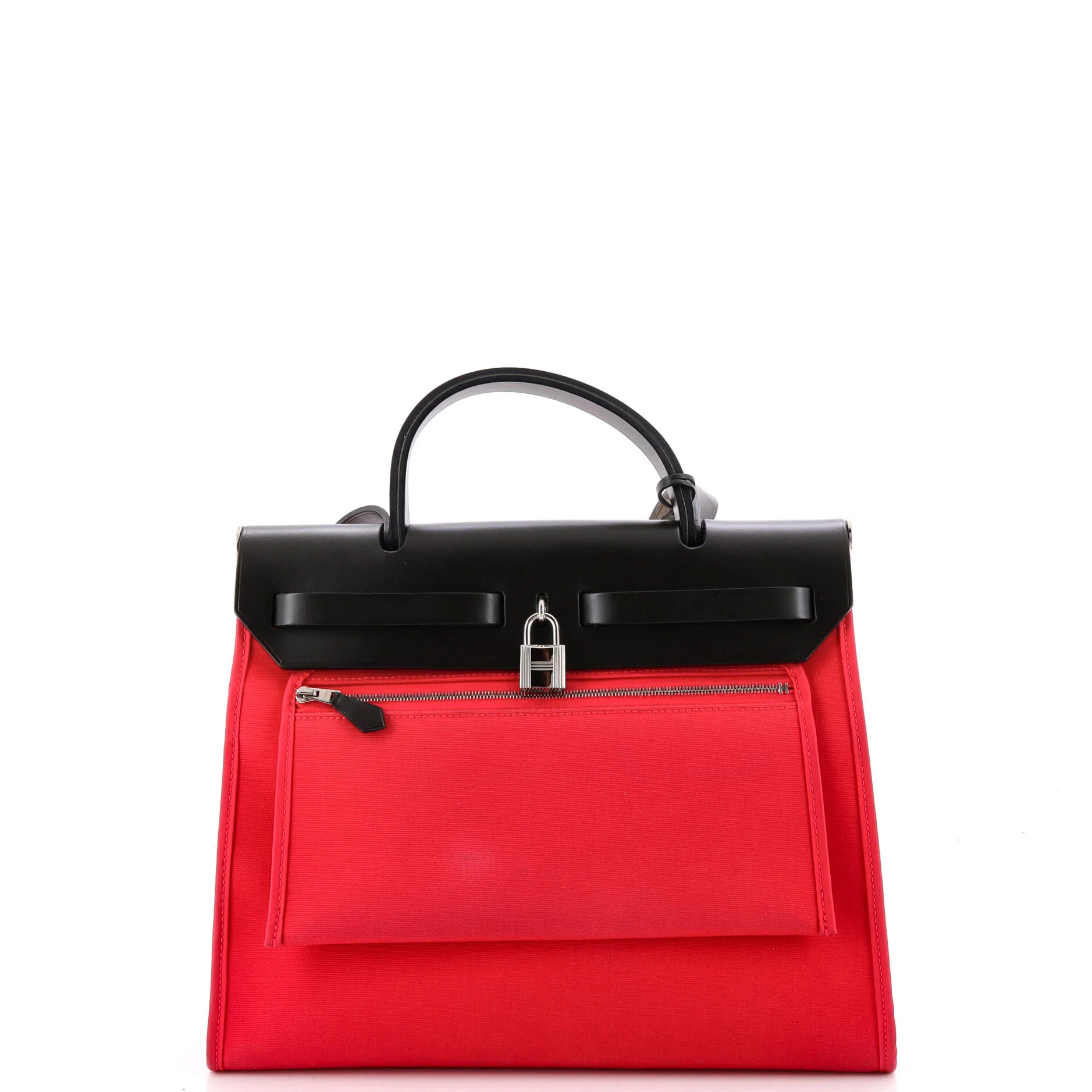Herbag Zip Leather and Toile 31 - Image 4