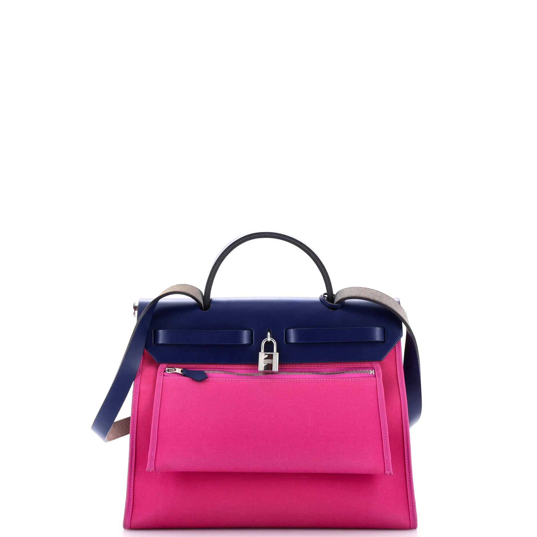 Herbag Zip Leather and Toile 31 - Image 4