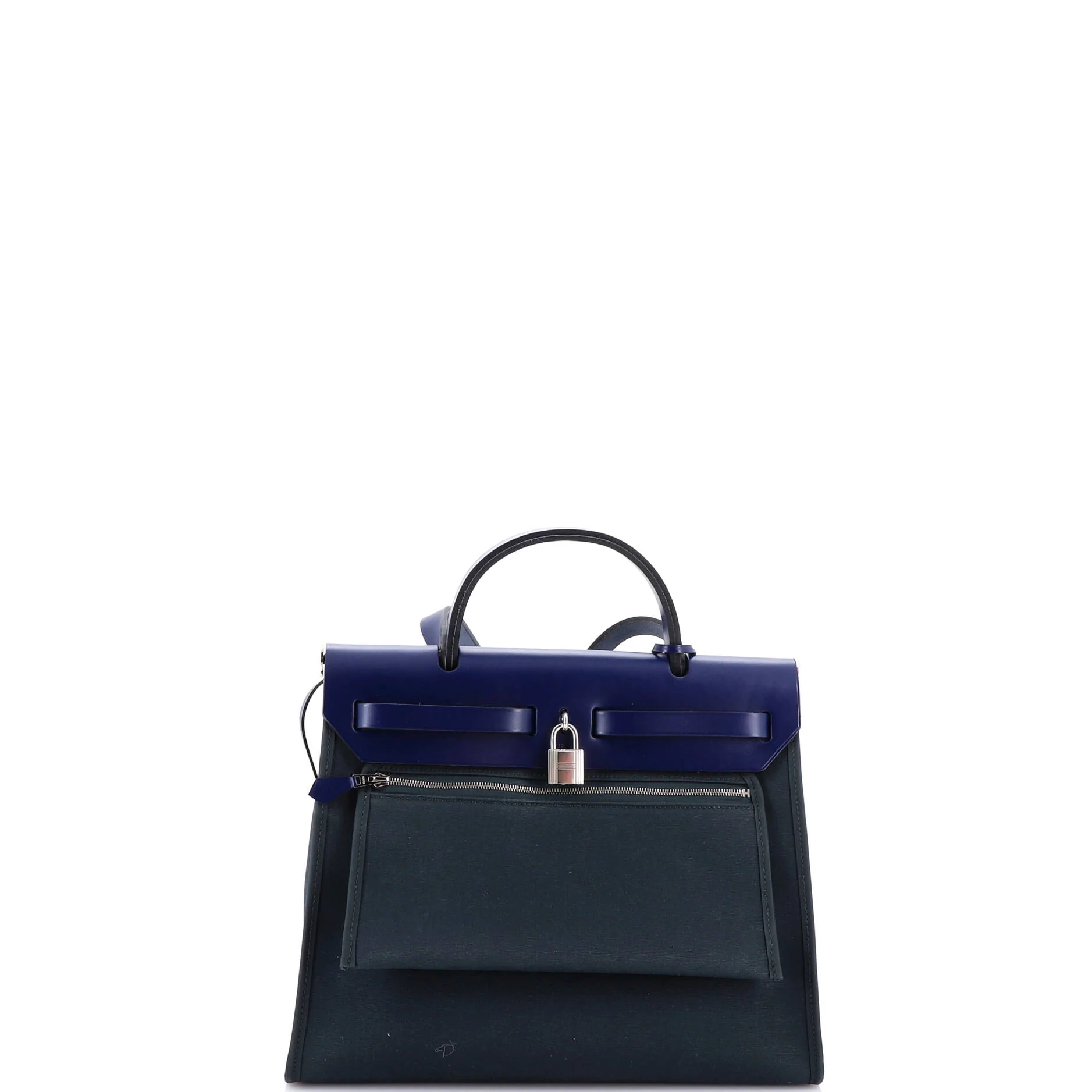 Herbag Zip Leather and Toile 31 - Image 4