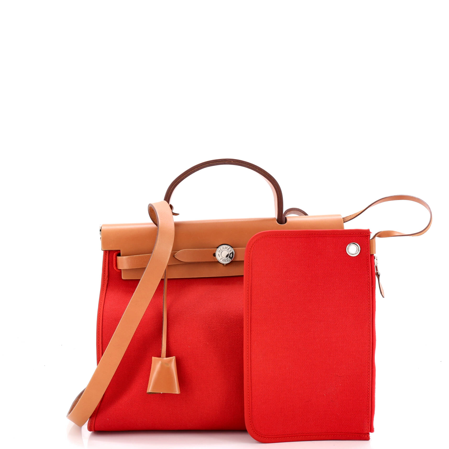 Herbag Zip Leather and Toile 31 - Image 2