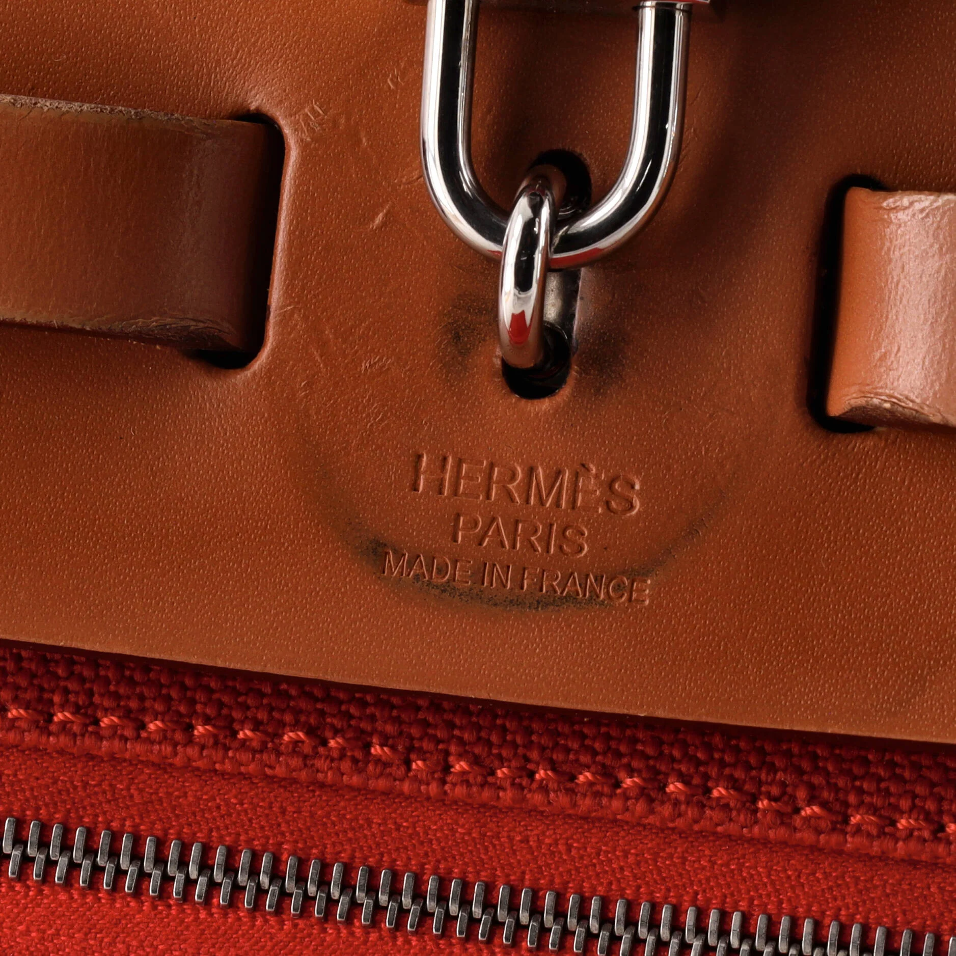 Herbag Zip Leather and Toile 31 - Image 8