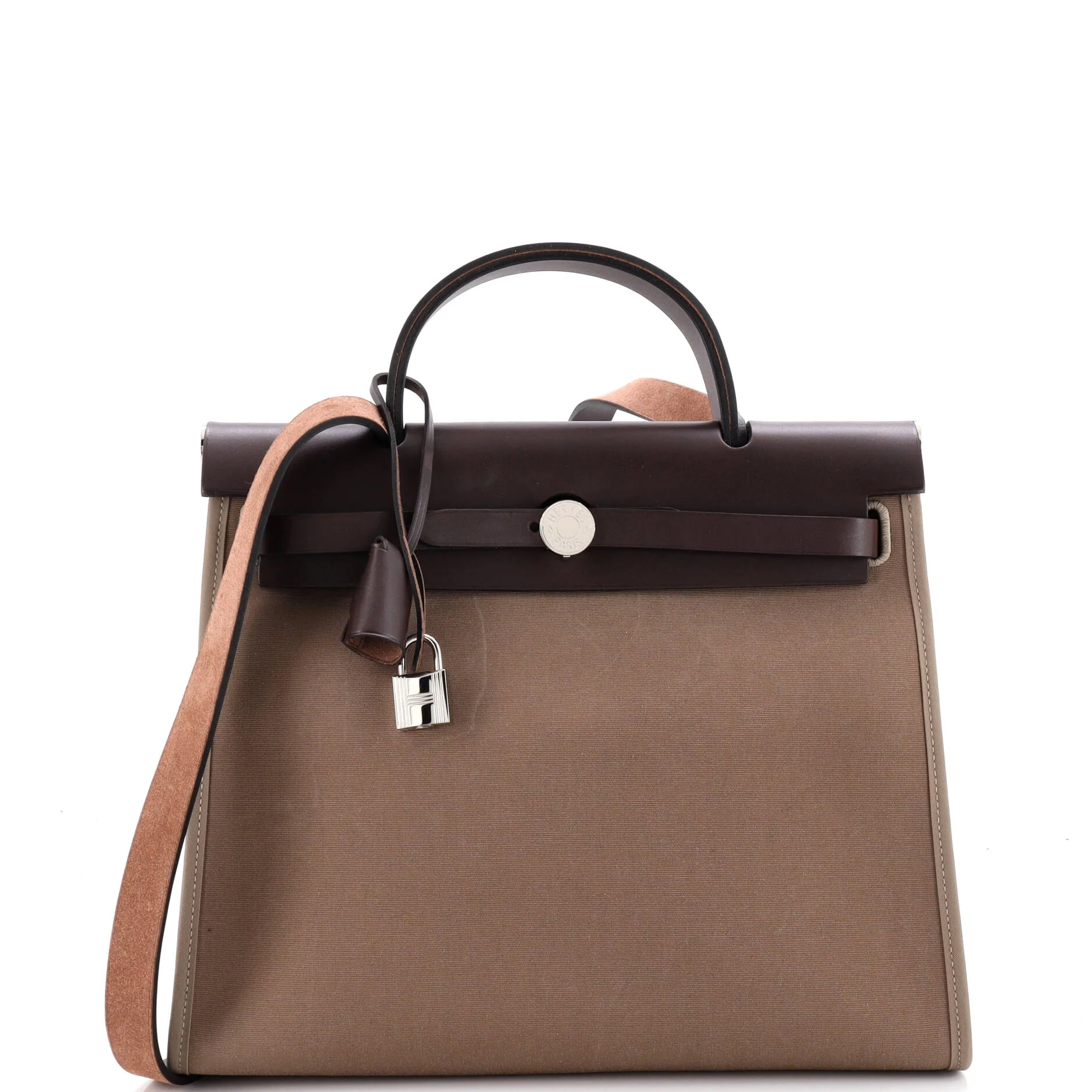 Herbag Zip Leather and Toile 31