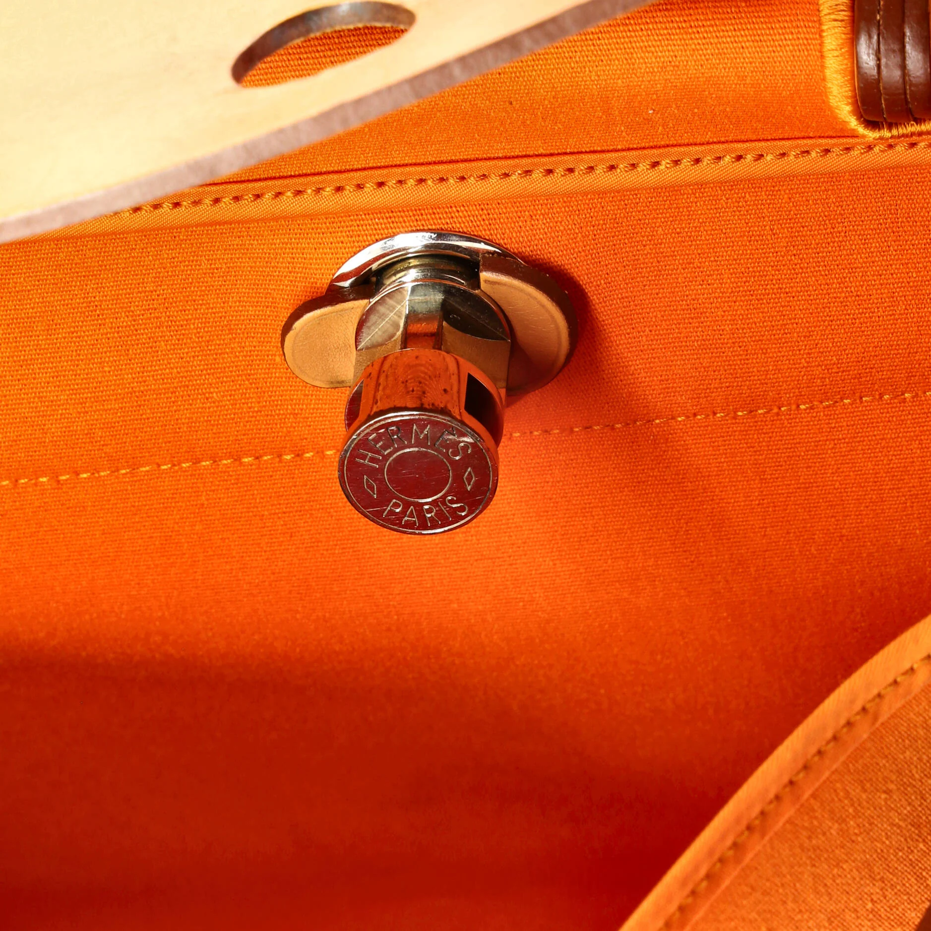 Herbag Zip Leather and Toile 39 - Image 6
