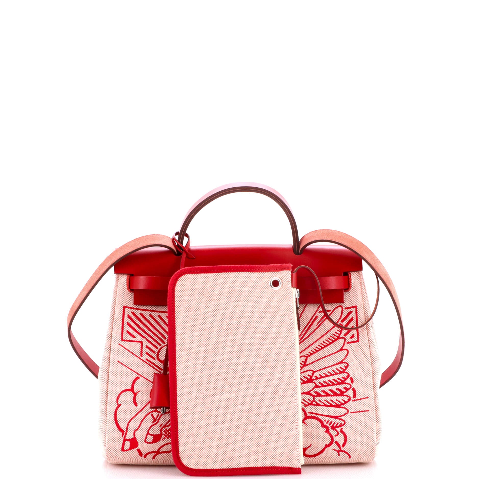 Herbag Zip Pegase Pop Toile and Leather 31 - Image 2