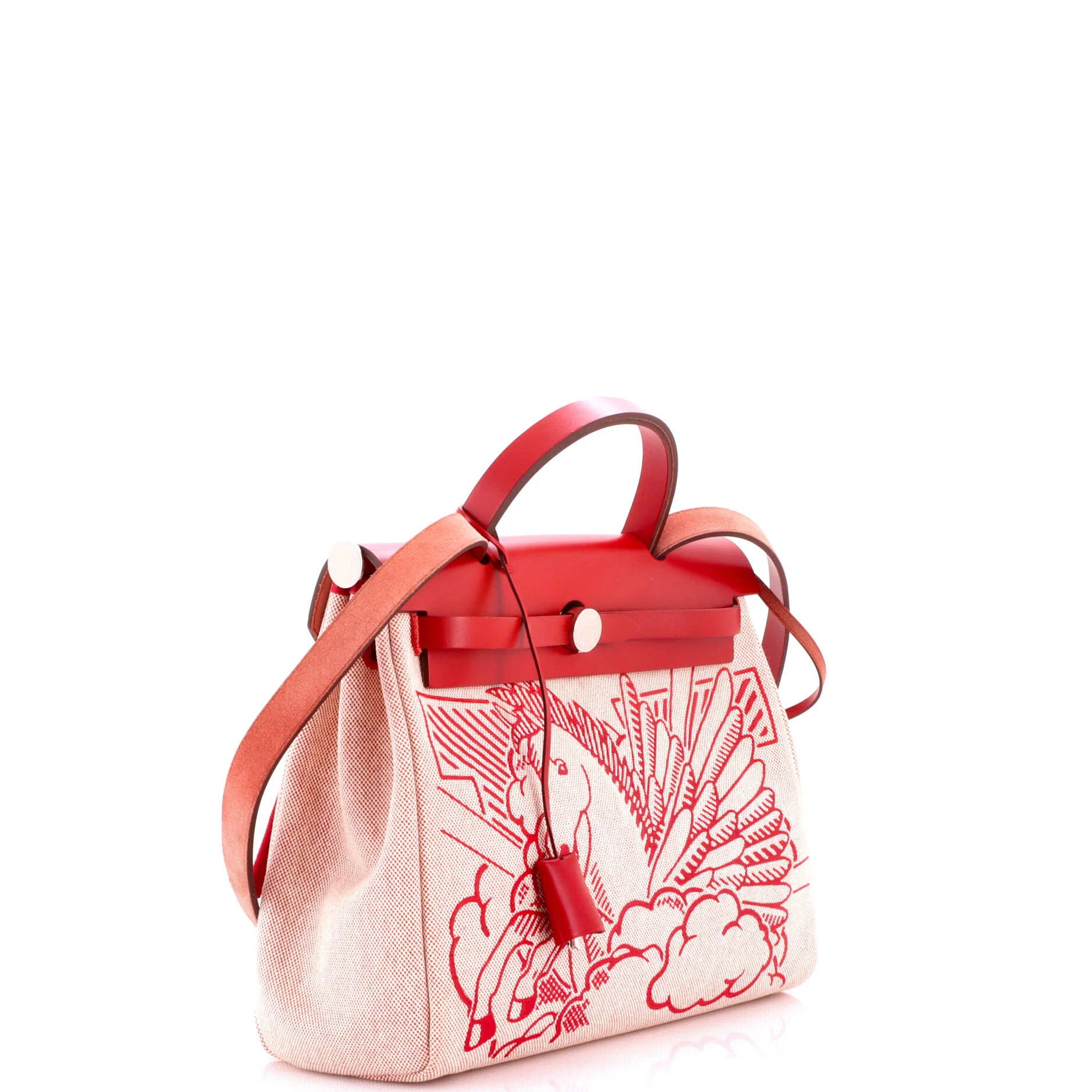 Herbag Zip Pegase Pop Toile and Leather 31 - Image 3