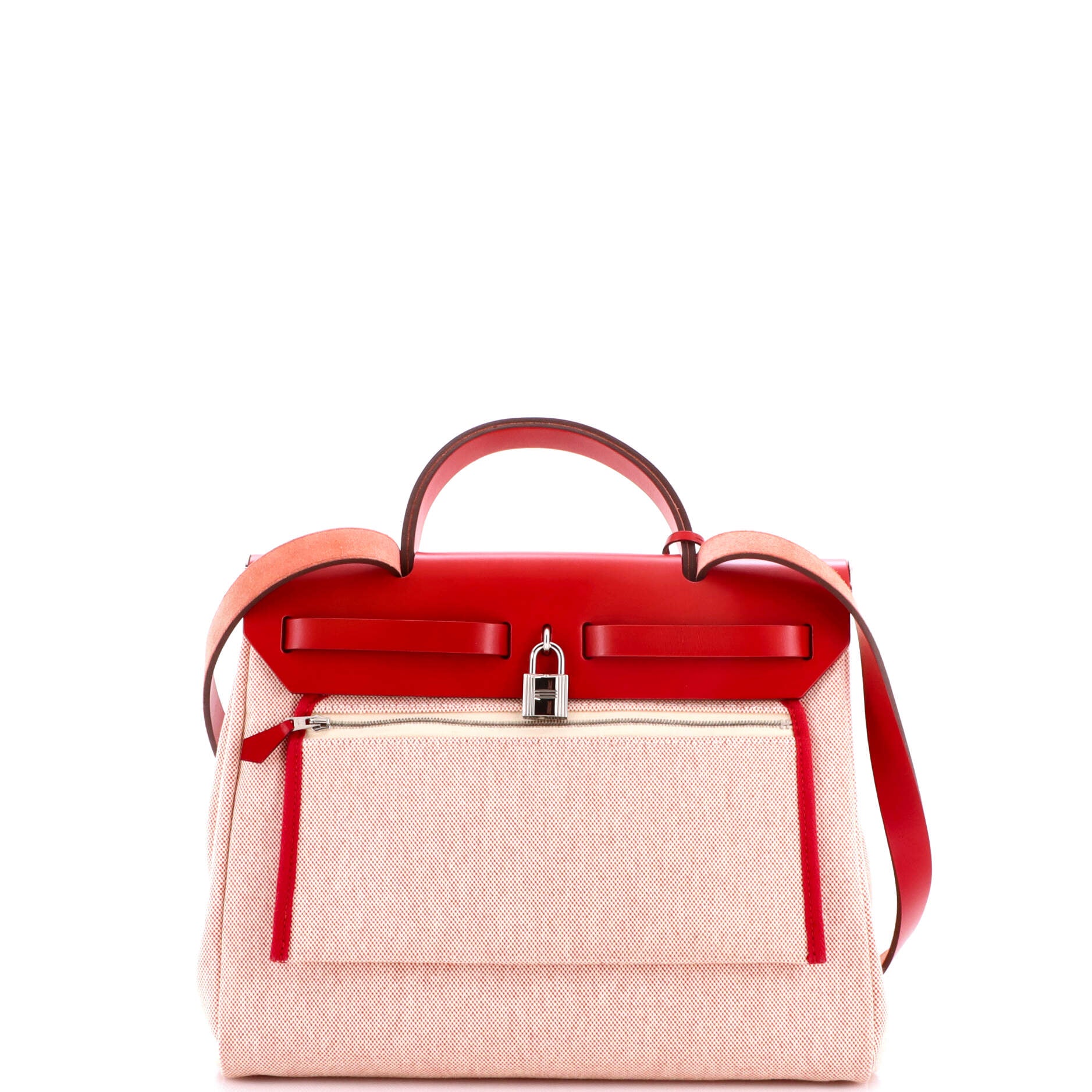 Herbag Zip Pegase Pop Toile and Leather 31 - Image 4