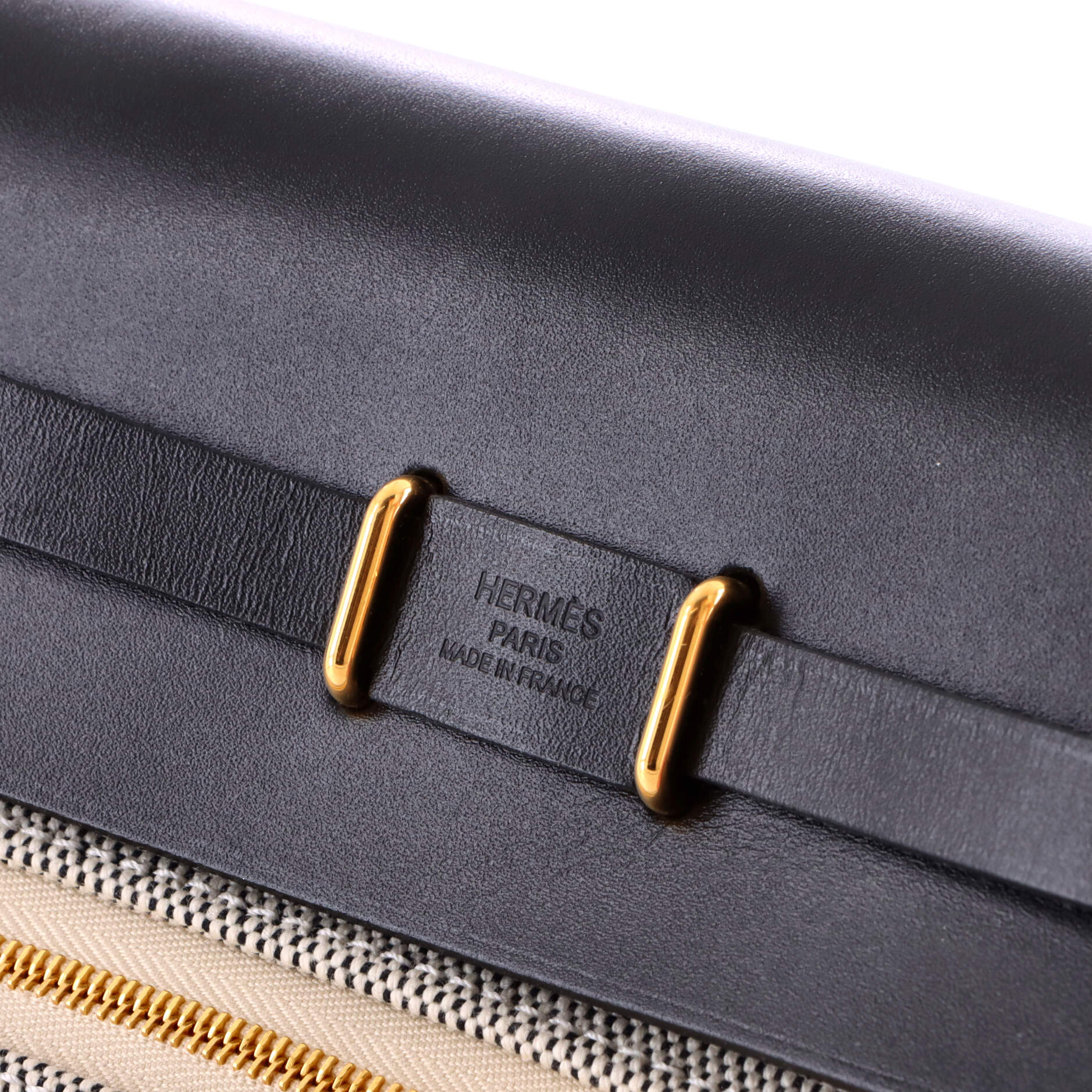 Herbag Zip Toile and Leather 20 - Image 7
