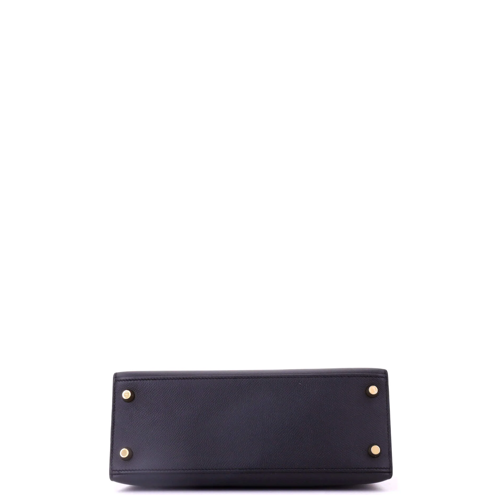 Kelly Handbag Noir Epsom with Gold Hardware 25 - Image 4