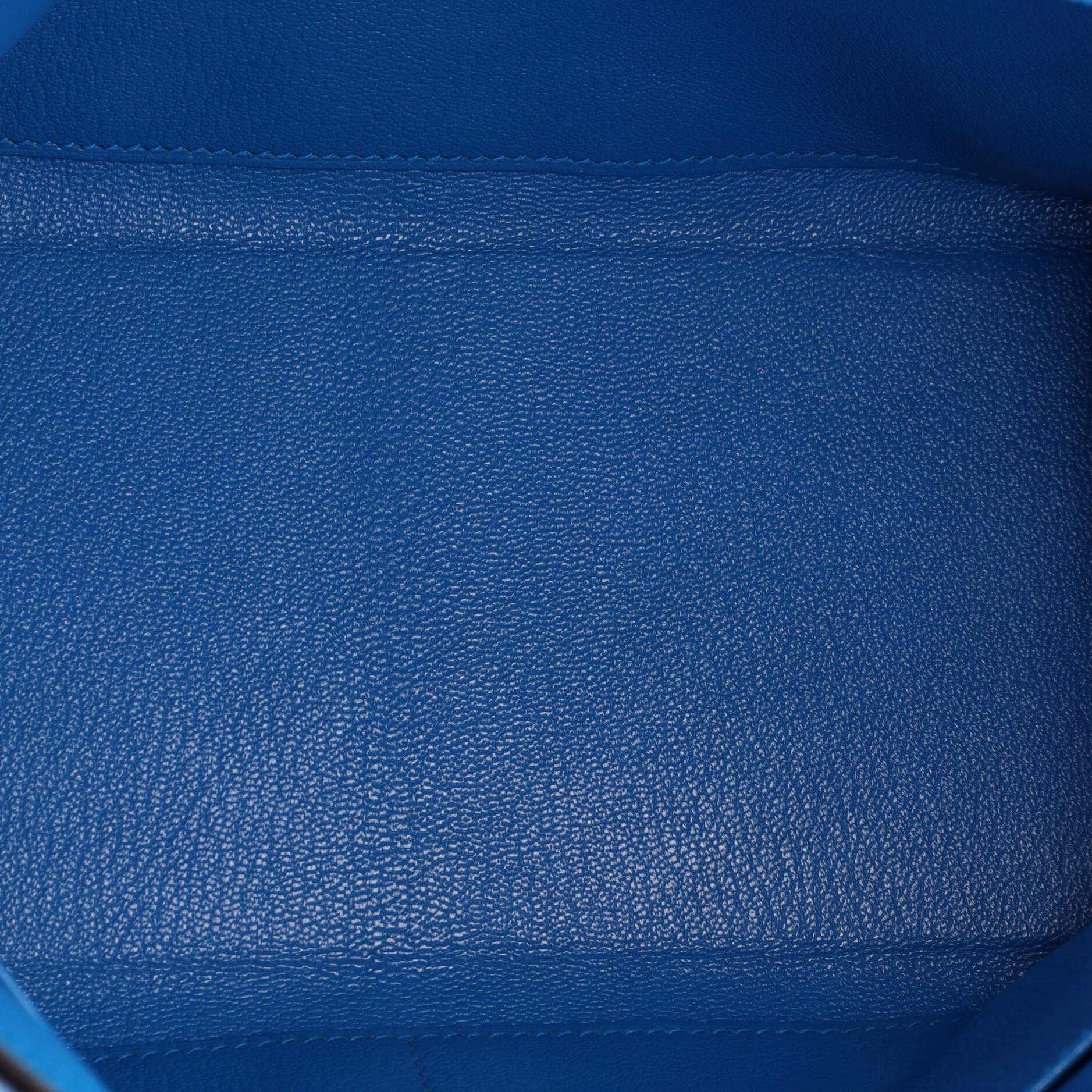 Kelly Handbag Bleu Zanzibar Togo with Gold Hardware 28 - Image 7