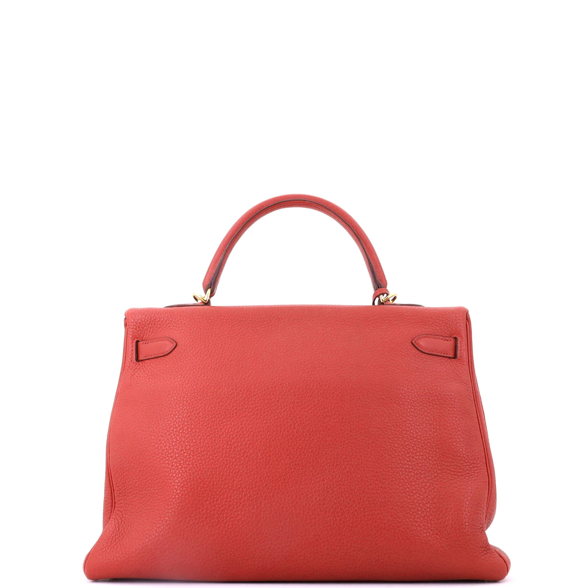Kelly Handbag Sienne Clemence with Gold Hardware 35 - Image 3