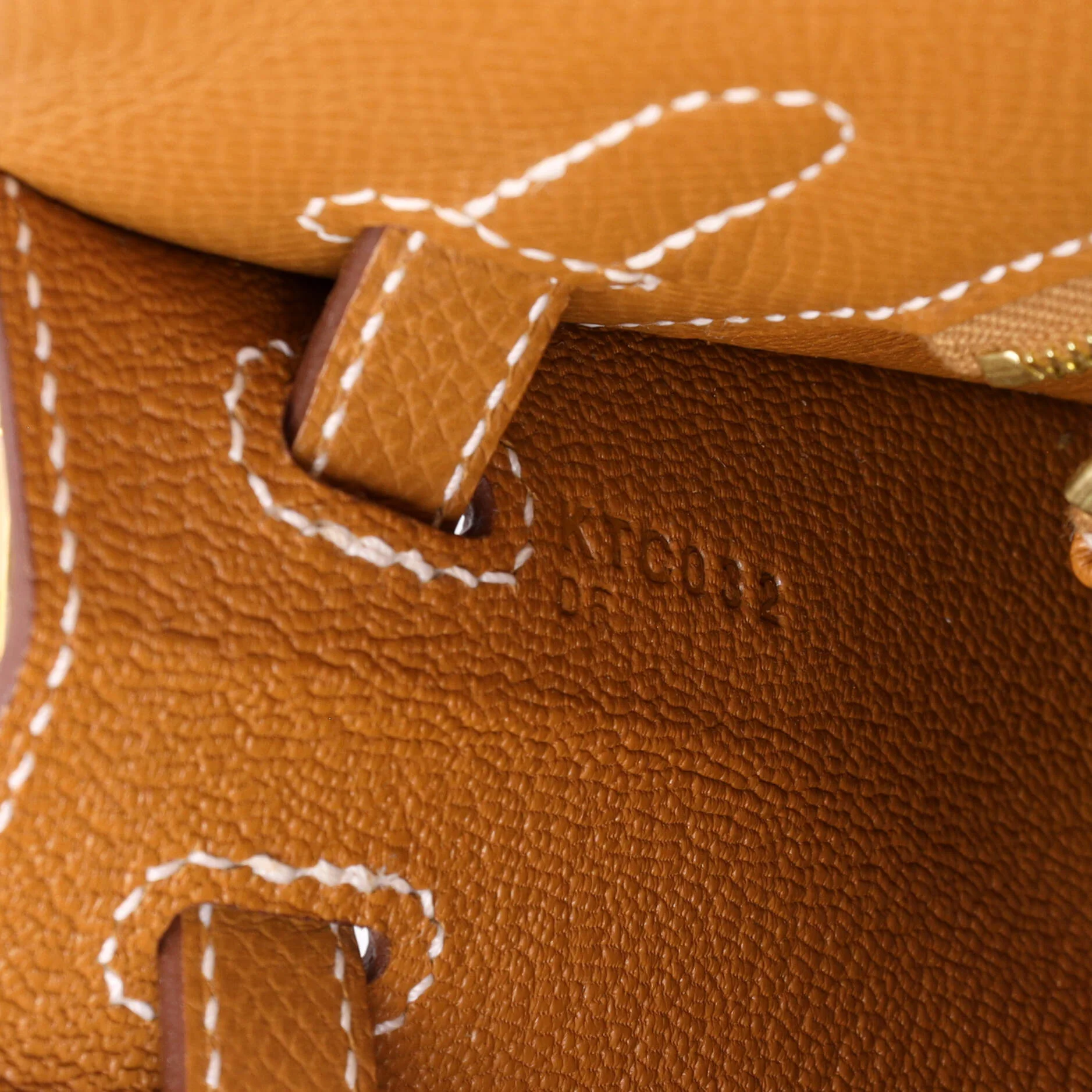 Kelly Handbag Gold Epsom with Gold Hardware 25 - Image 8