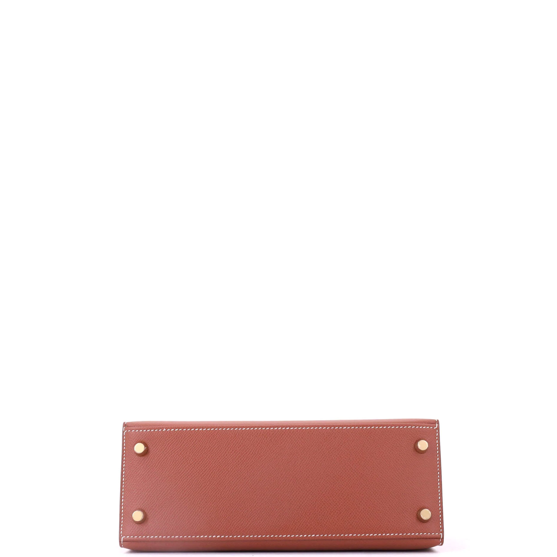Kelly Handbag Sienne Epsom with Gold Hardware 25 - Image 5