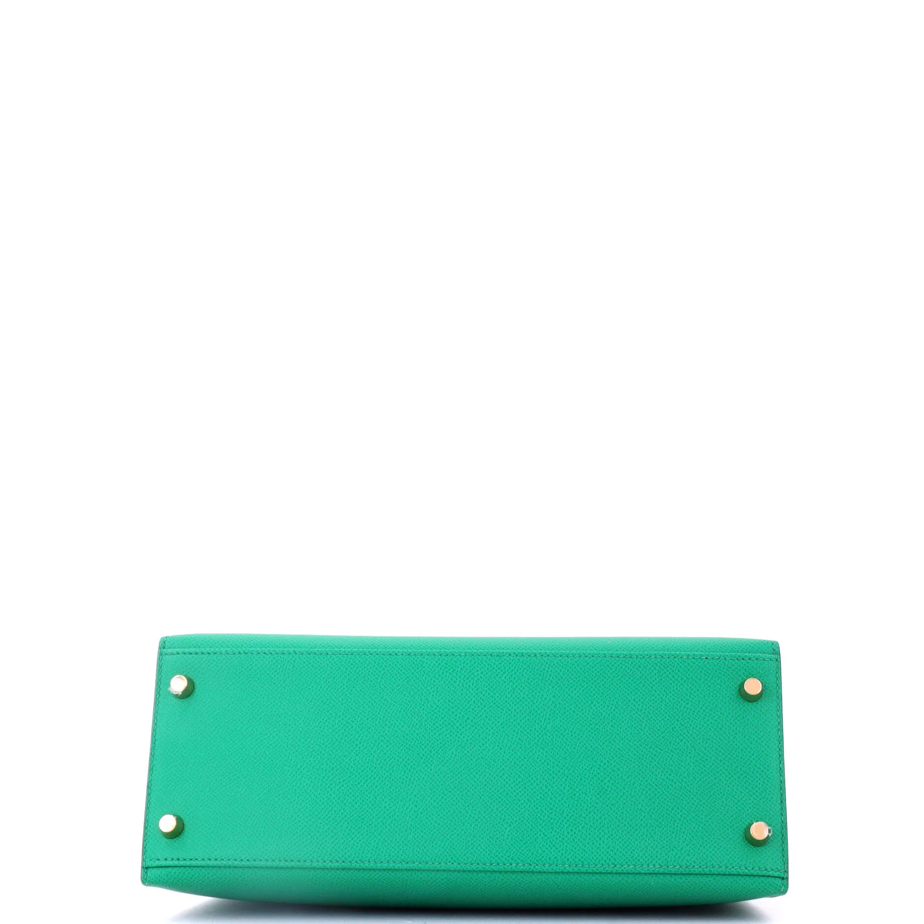 Kelly Handbag Vert Jade Epsom with Gold Hardware 28 - Image 5