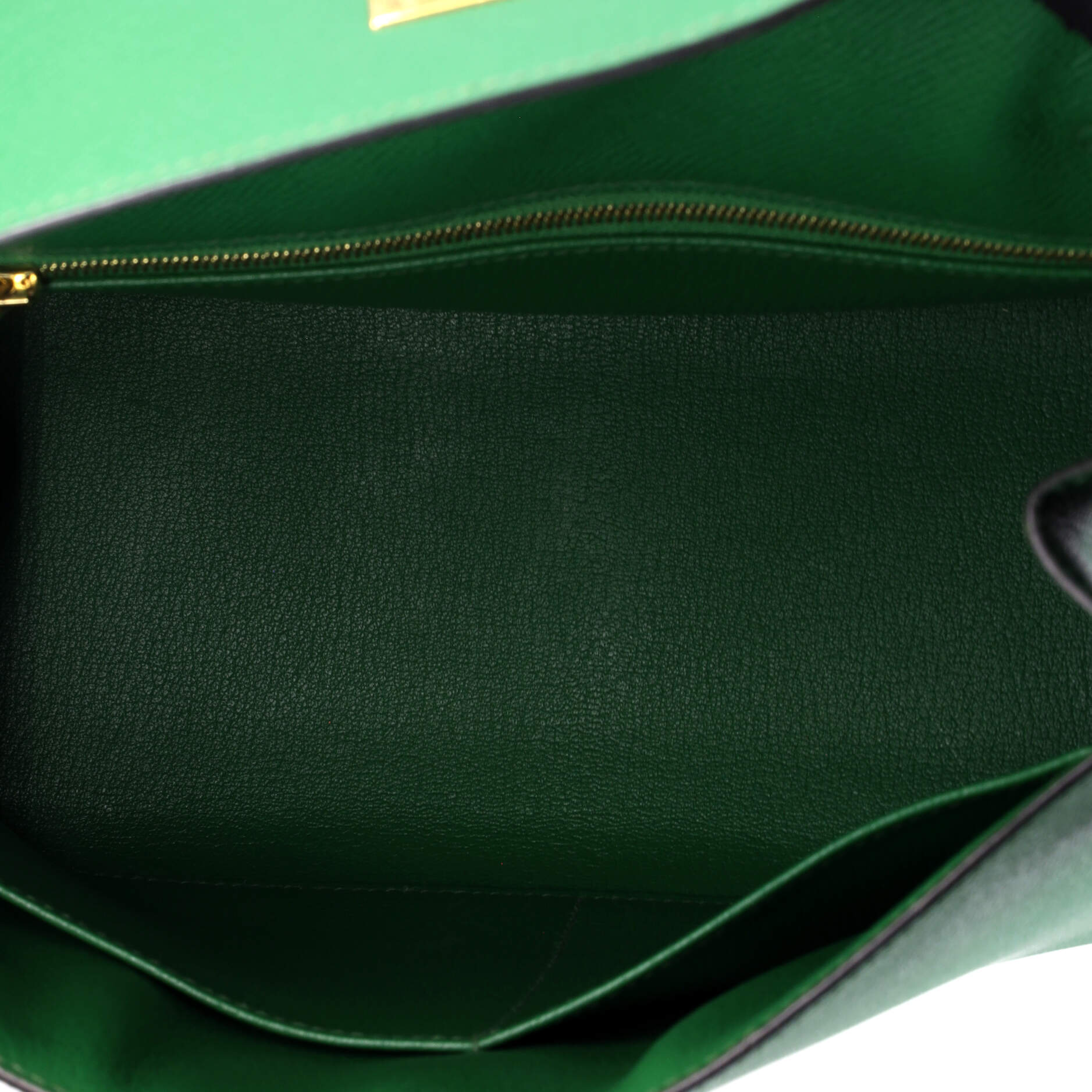 Kelly Handbag Cactus Epsom with Gold Hardware 28 - Image 6