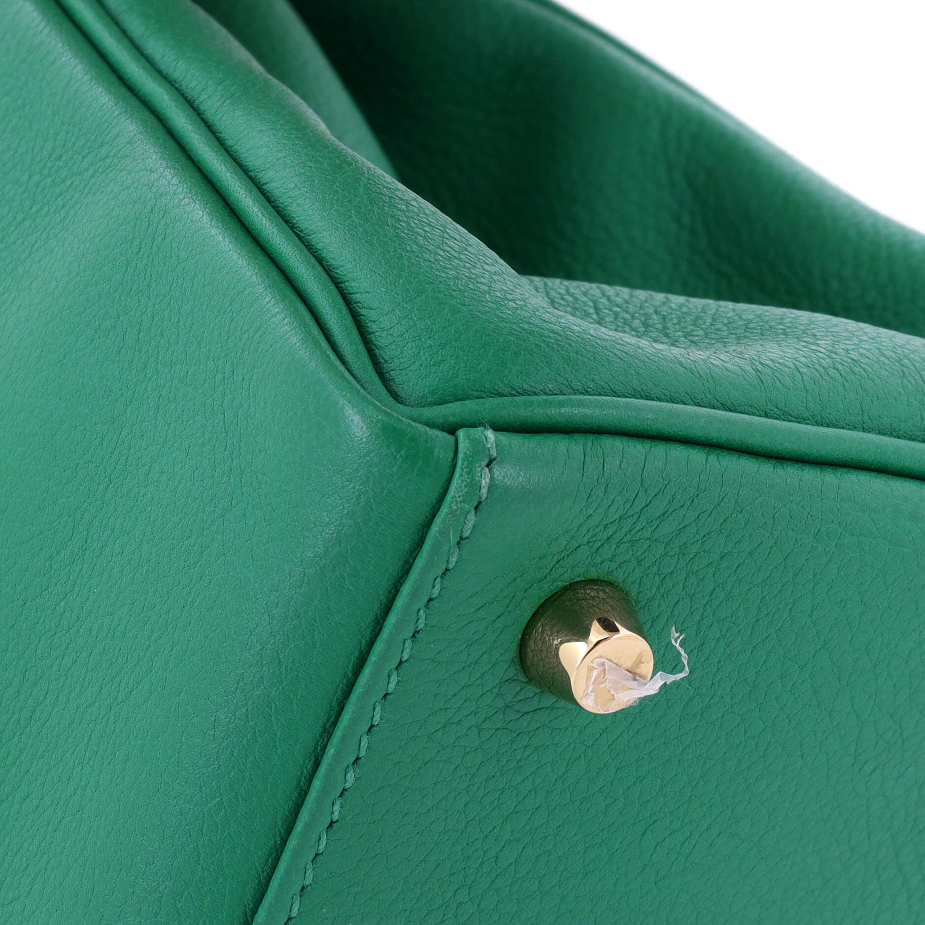 Kelly Handbag Vert Vertigo Evercolor with Gold Hardware 28 - Image 7