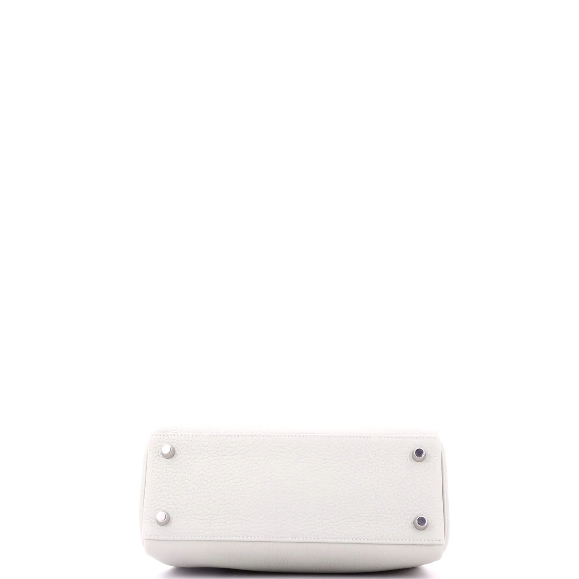 Kelly Handbag Grey Togo with Palladium Hardware 25 - Image 5