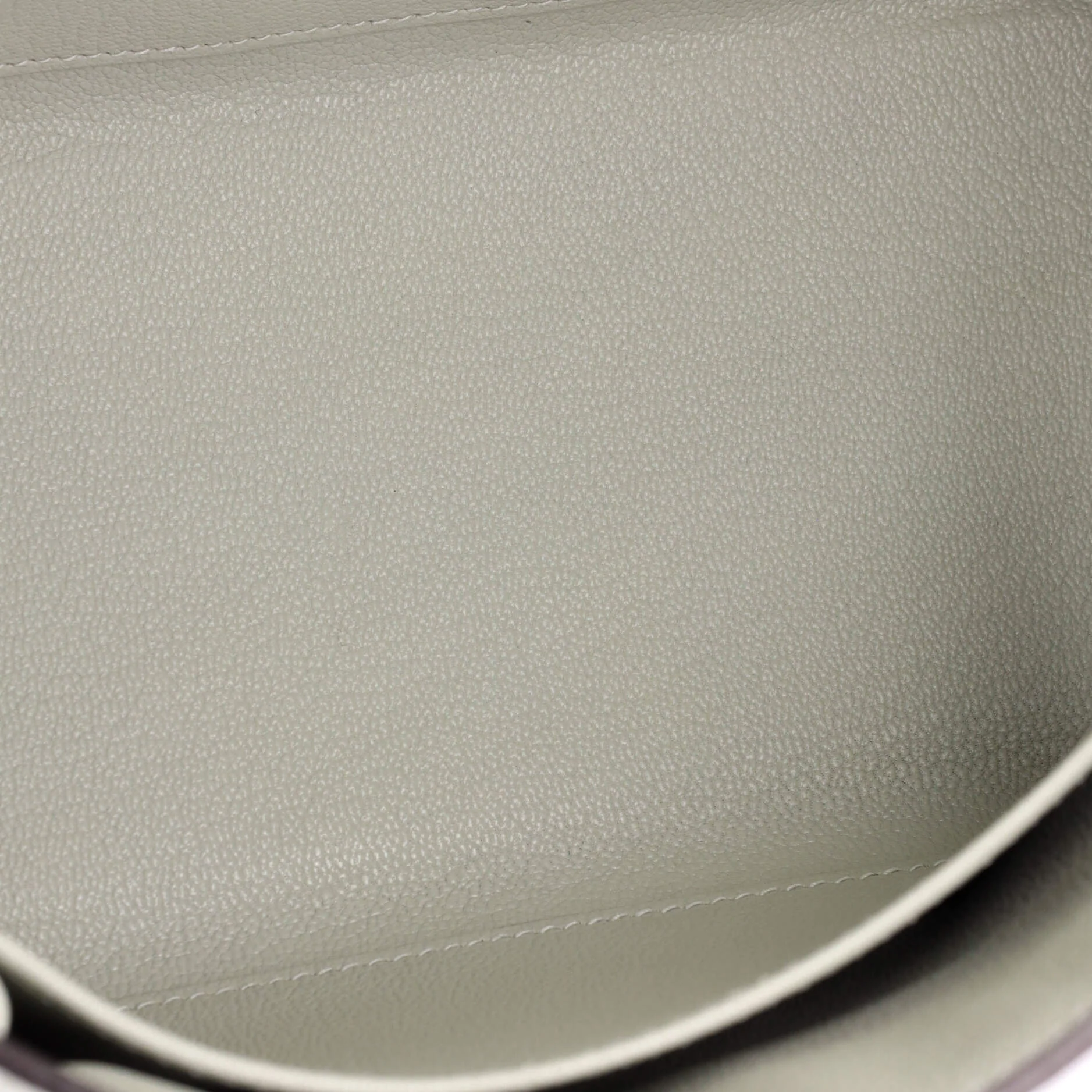 Kelly Handbag Grey Togo with Palladium Hardware 25 - Image 7