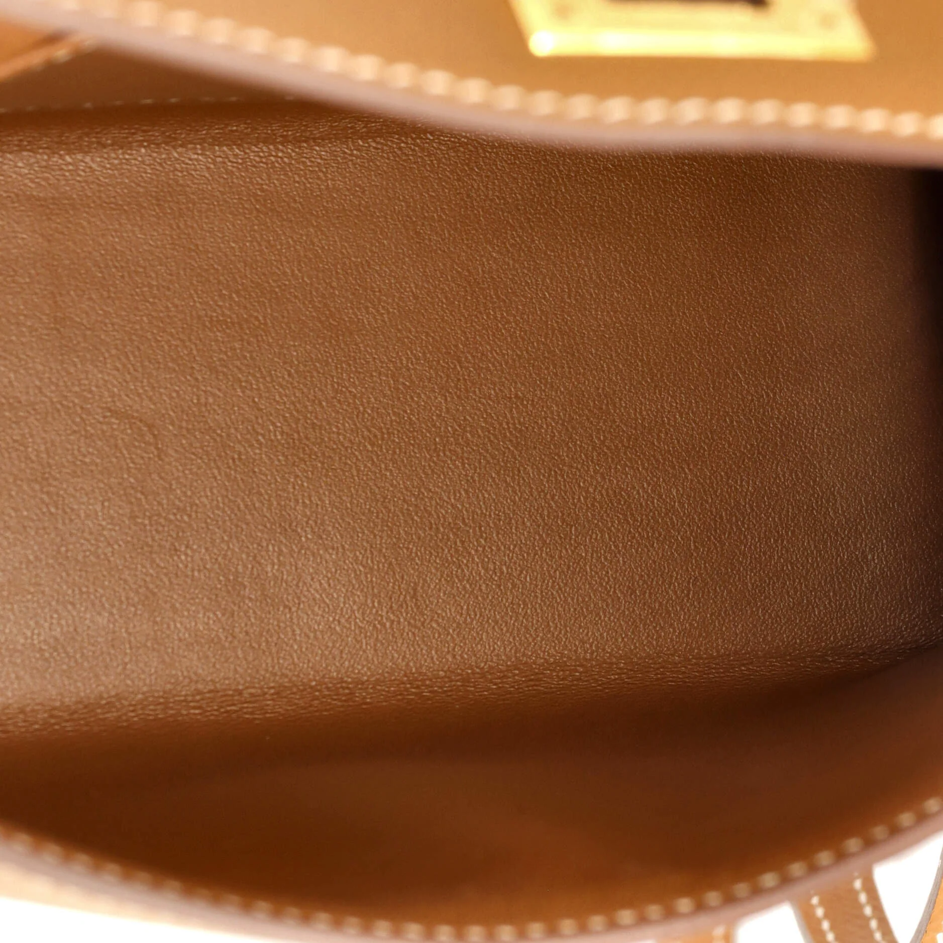 Kelly Mini II Bag Gold Epsom with Gold Hardware 20 - Image 6
