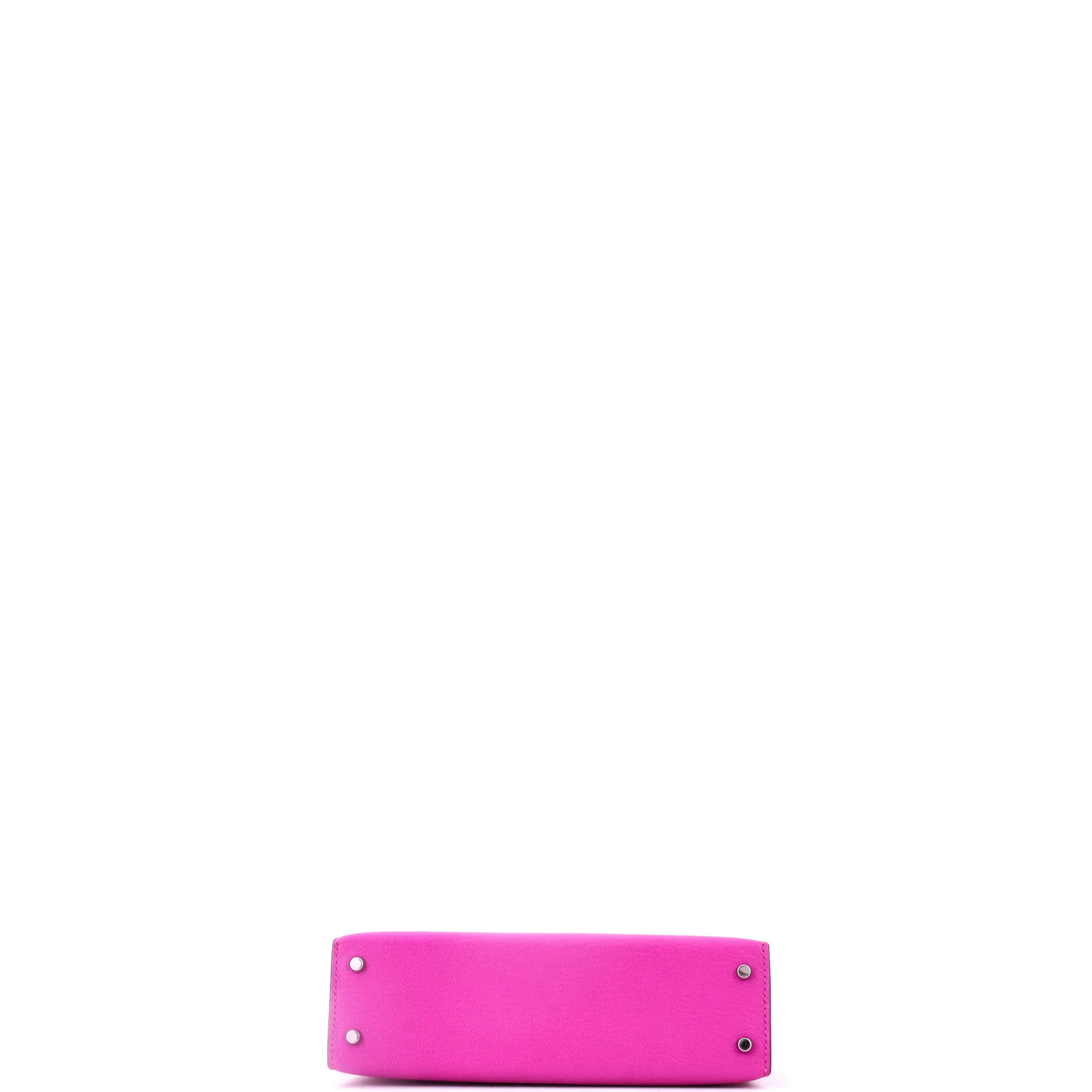 Kelly Mini II Bag Rose Pourpre Chevre Mysore with Palladium Hardware 20 - Image 5