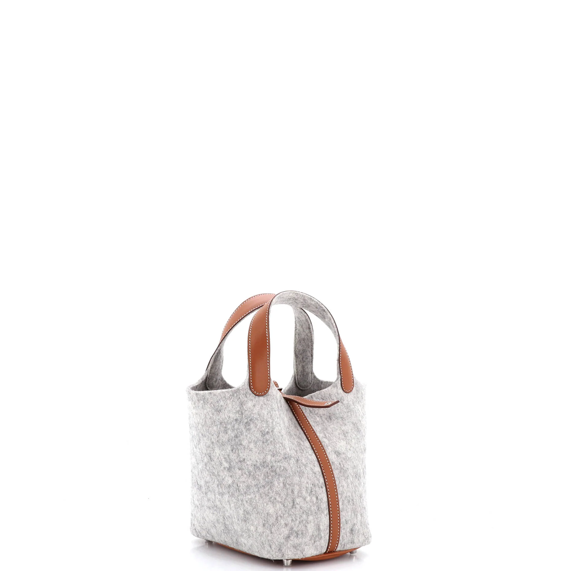 Picotin Lock Bag Felt with Leather PM - Image 2