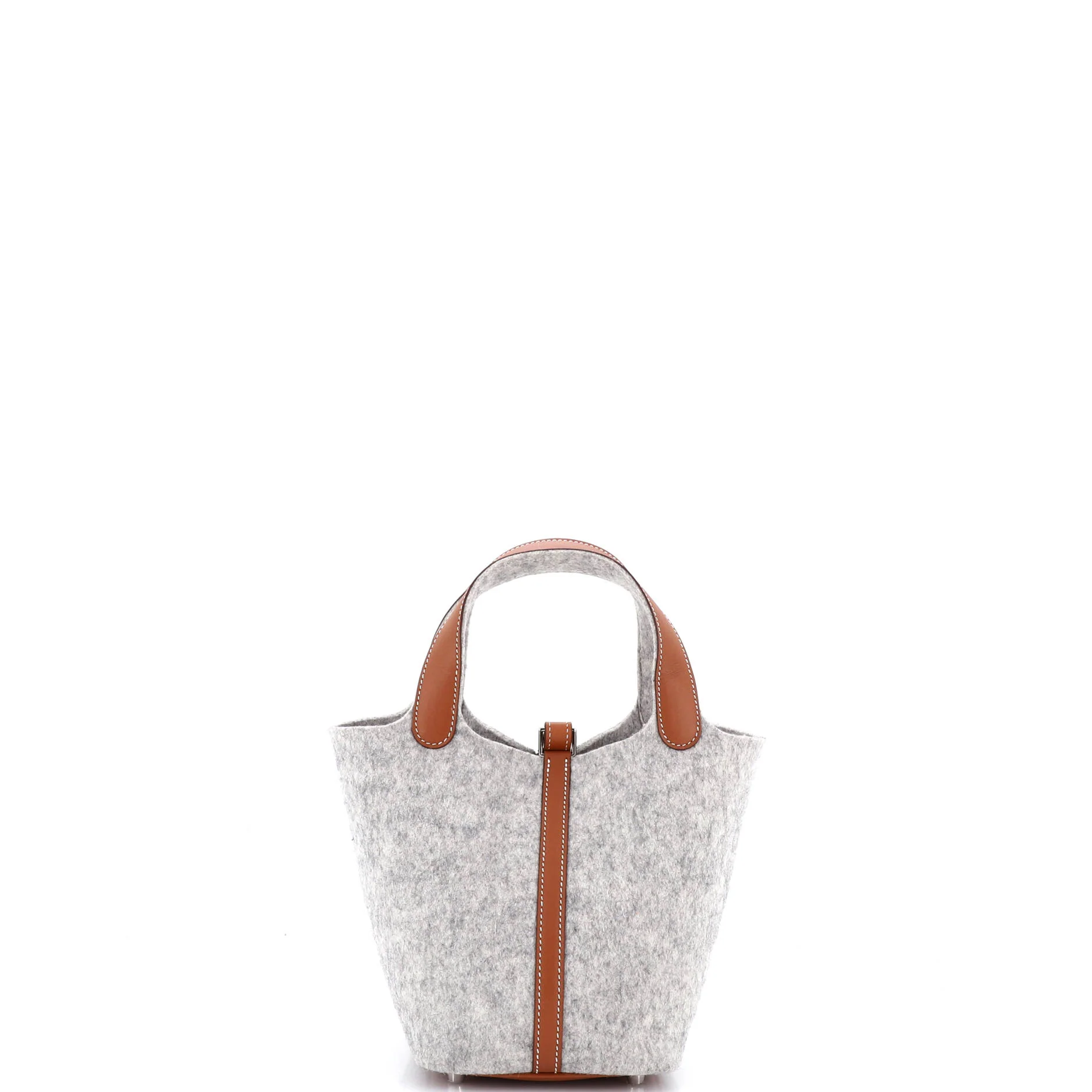 Picotin Lock Bag Felt with Leather PM - Image 3