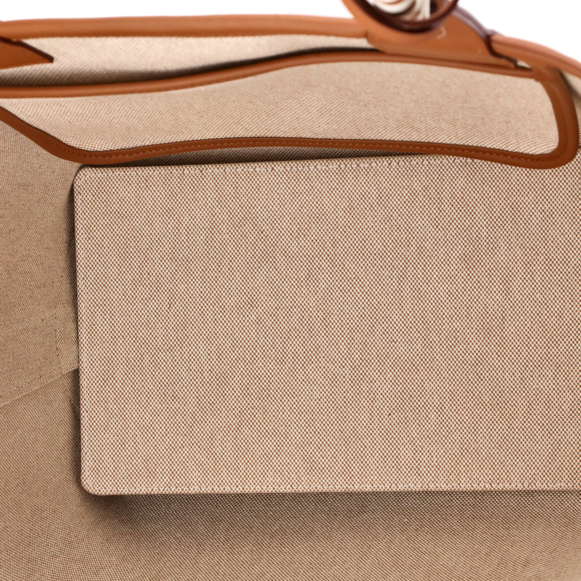 Sac Steeple Tote Printed Toile with Leather 28 - Image 5
