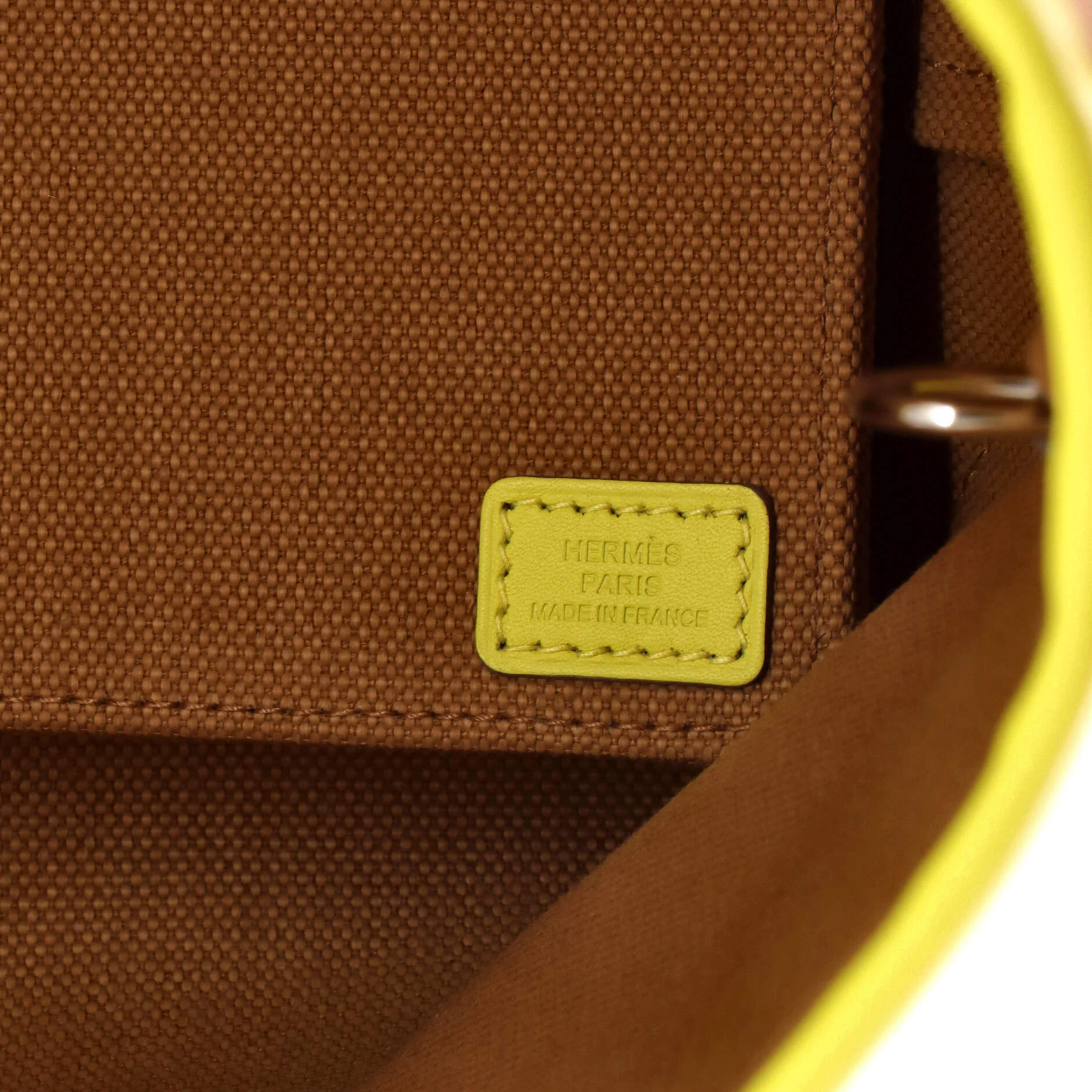 Sac Steeple Tote Toile with Leather 28 - Image 7