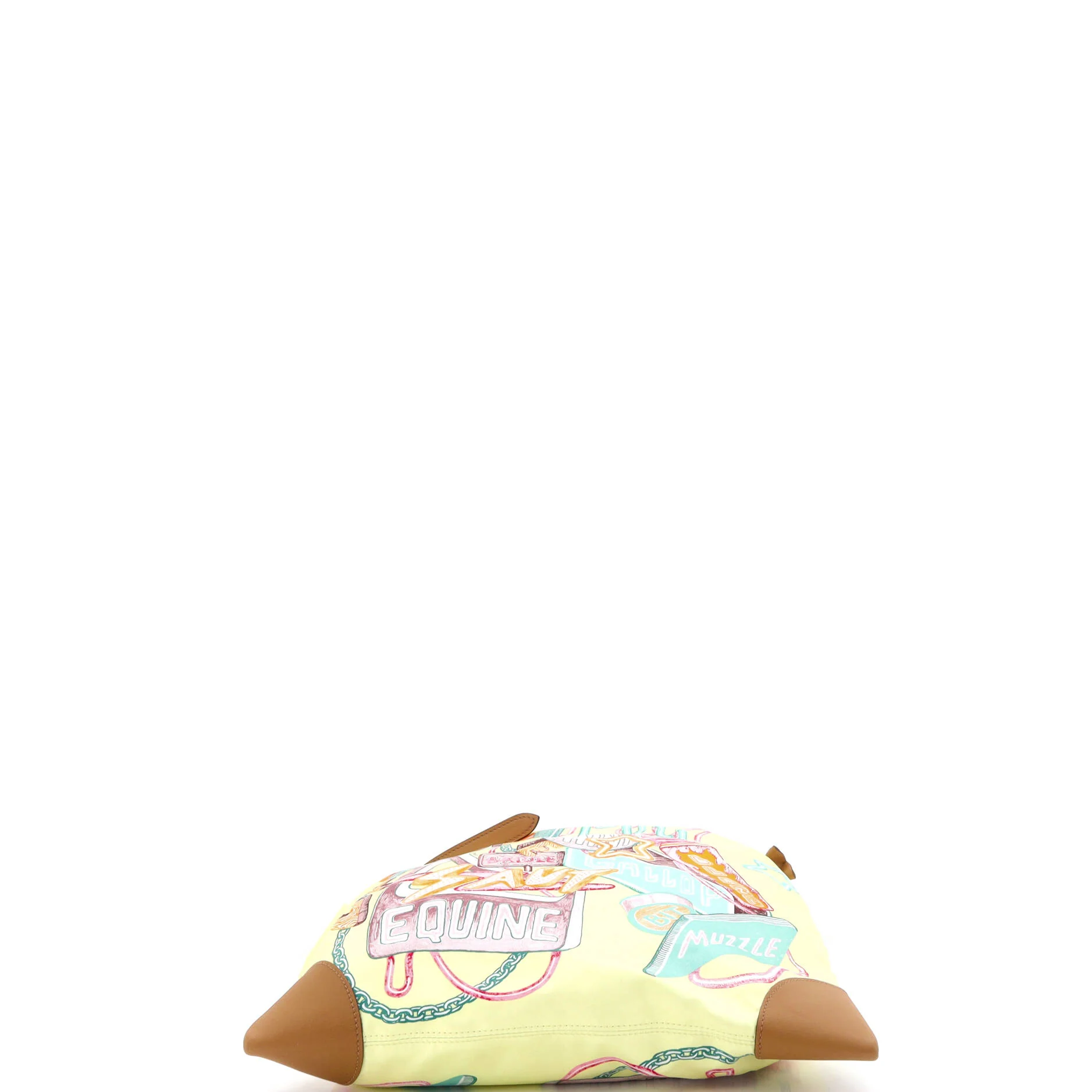 Silky City Bag Printed Silk and Leather PM - Image 5