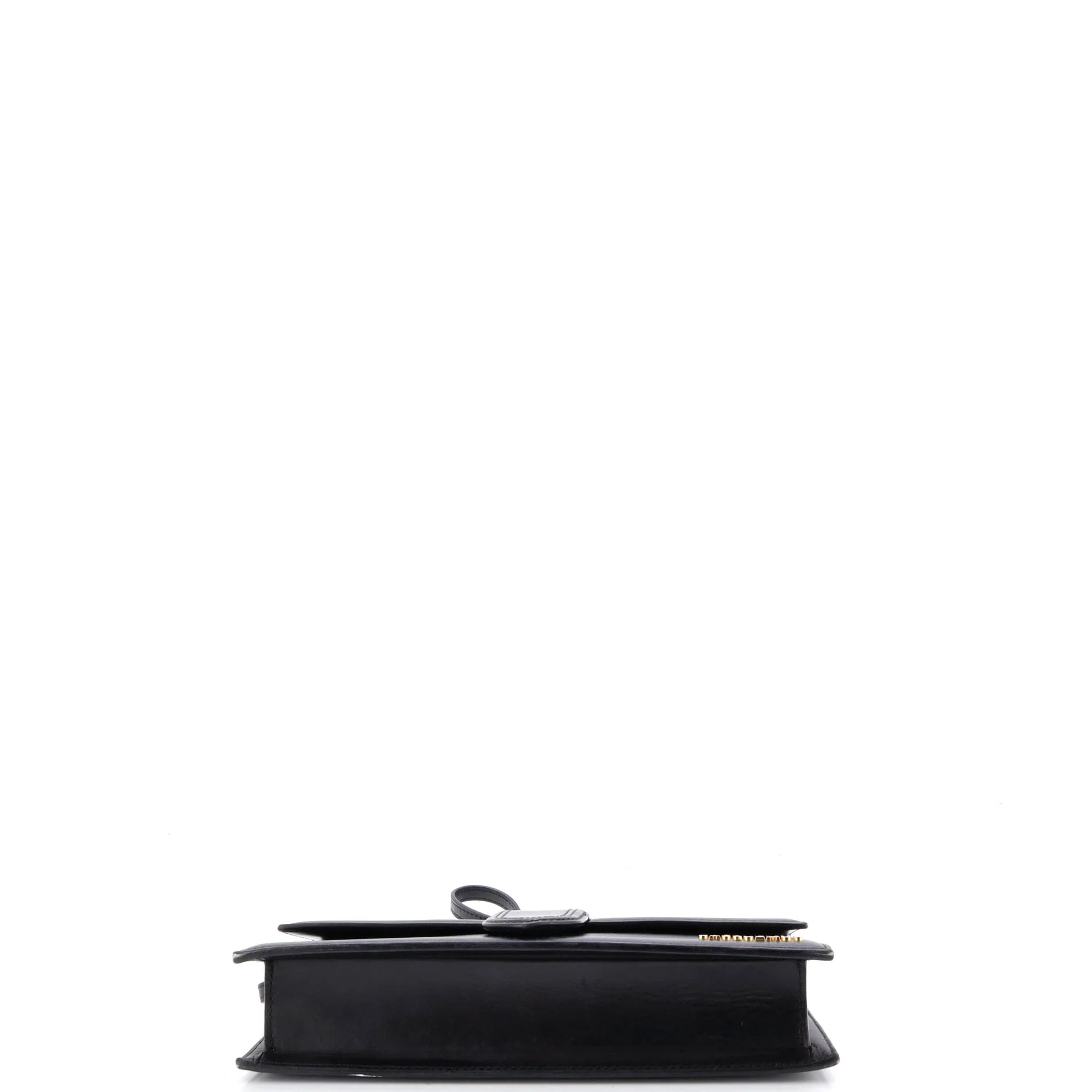 Le Bambino Top Handle Flap Bag Leather Long - Image 4