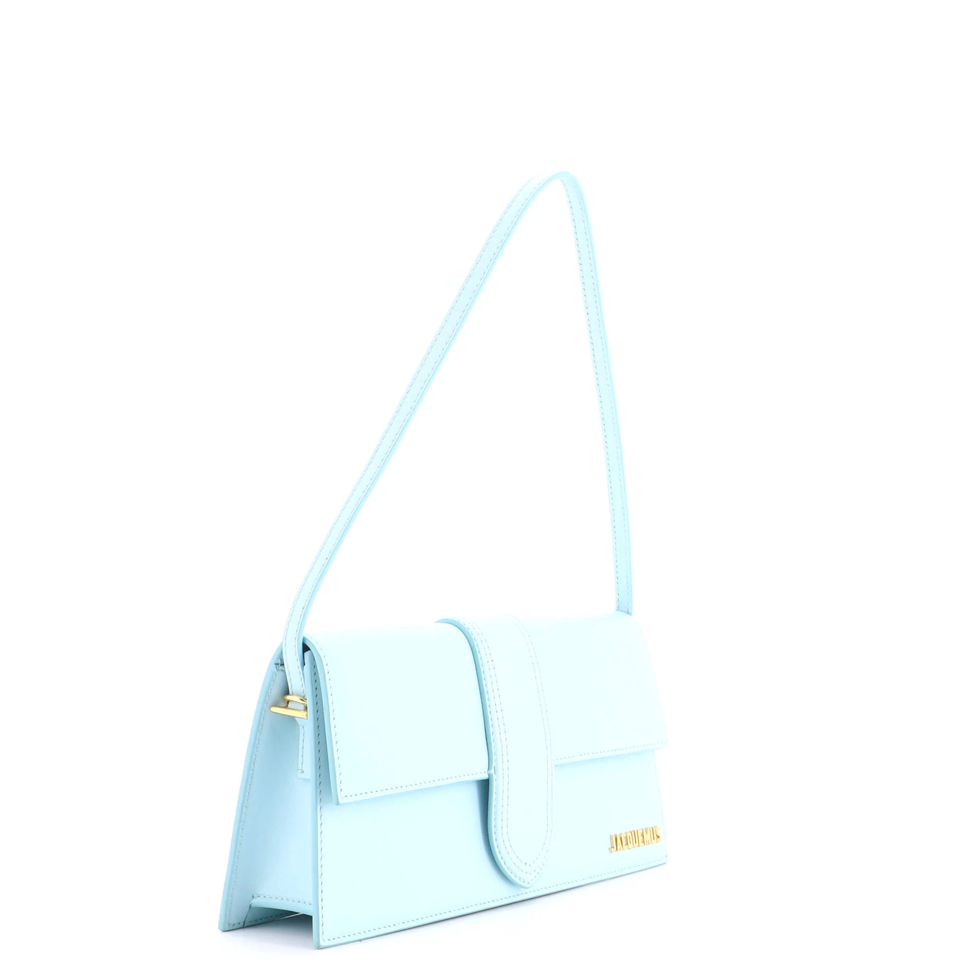 Le Bambino Top Handle Flap Bag Leather Long - Image 2