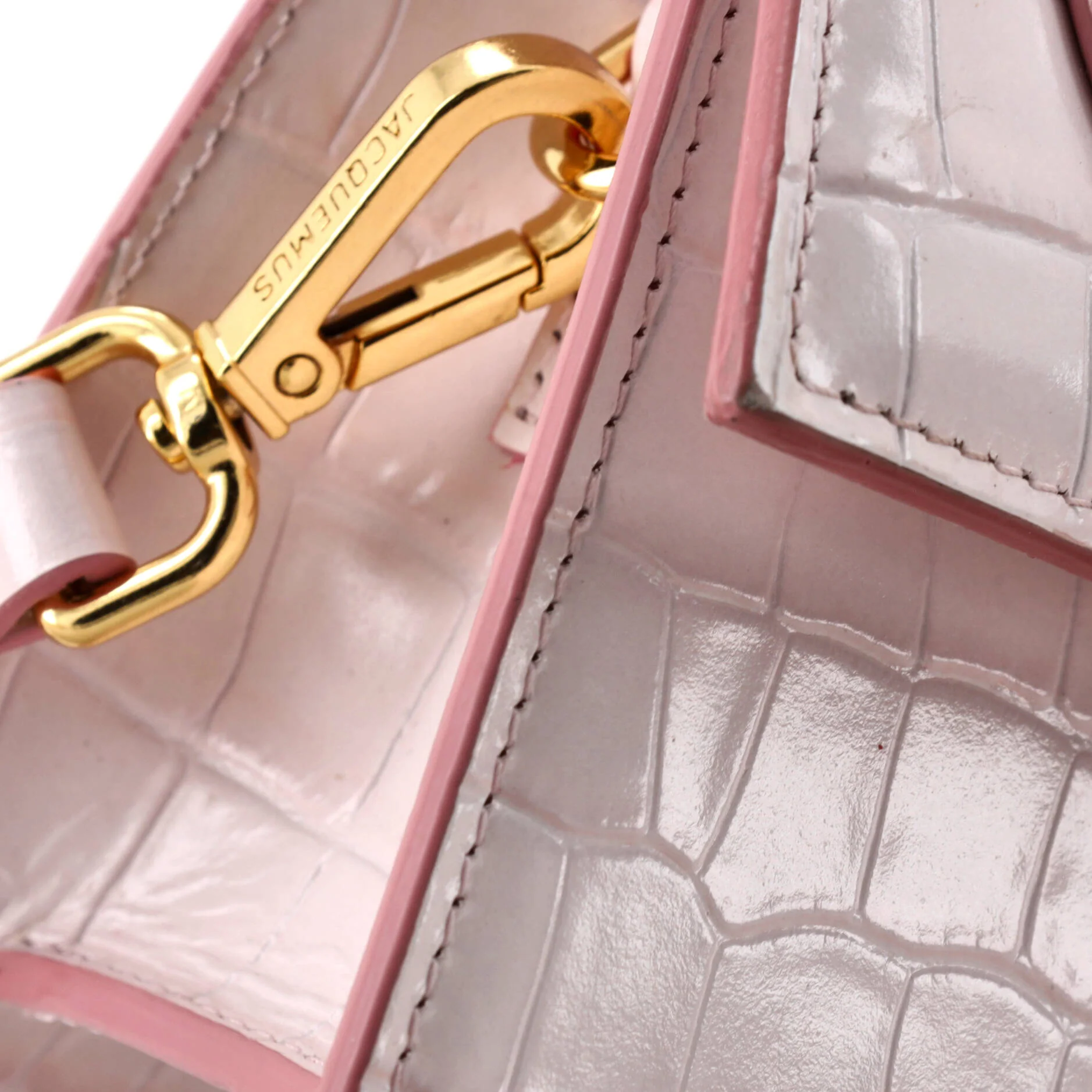 Le Chiquito Moyen Bag Crocodile Embossed Leather - Image 6