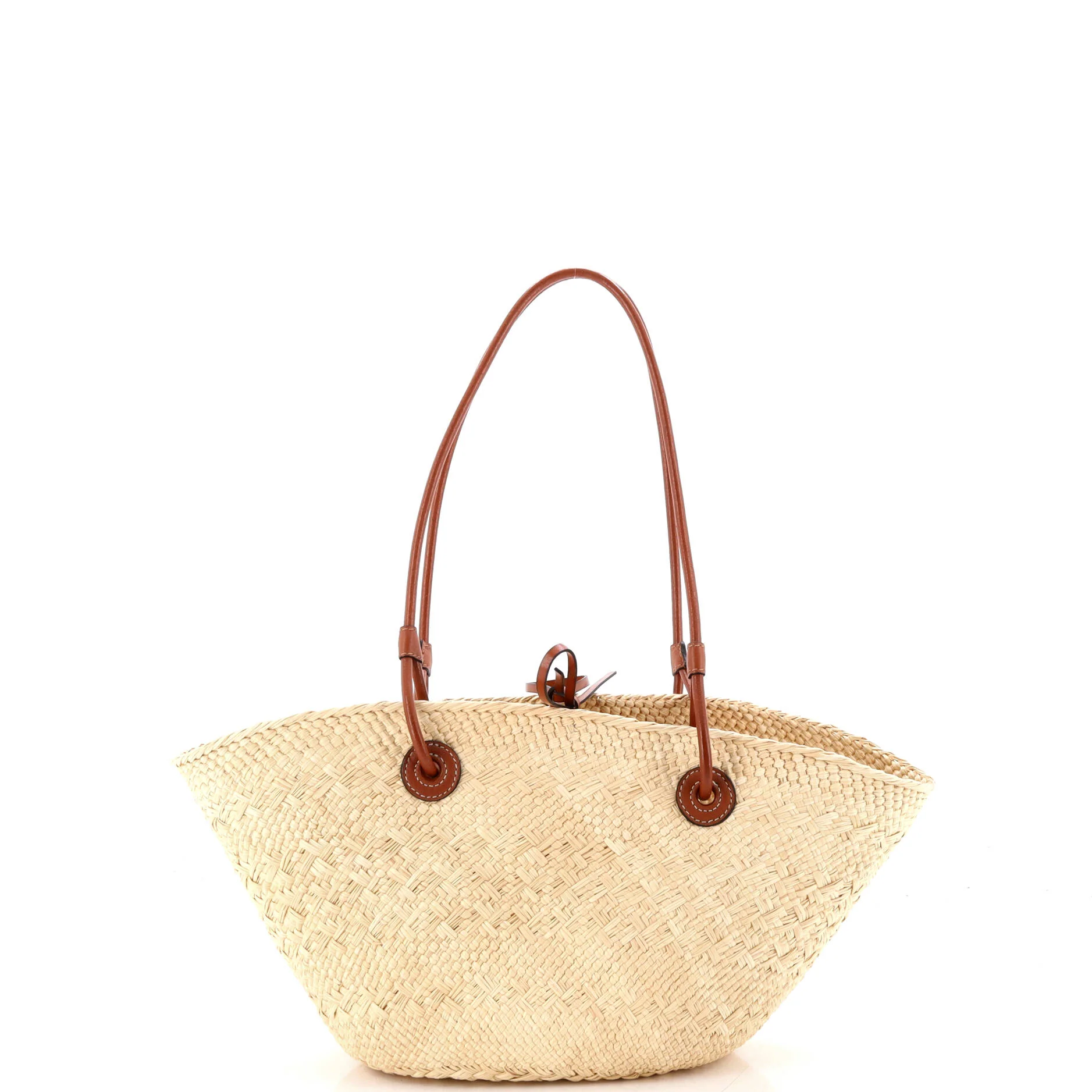 Anagram Basket Tote Raffia Small - Image 3