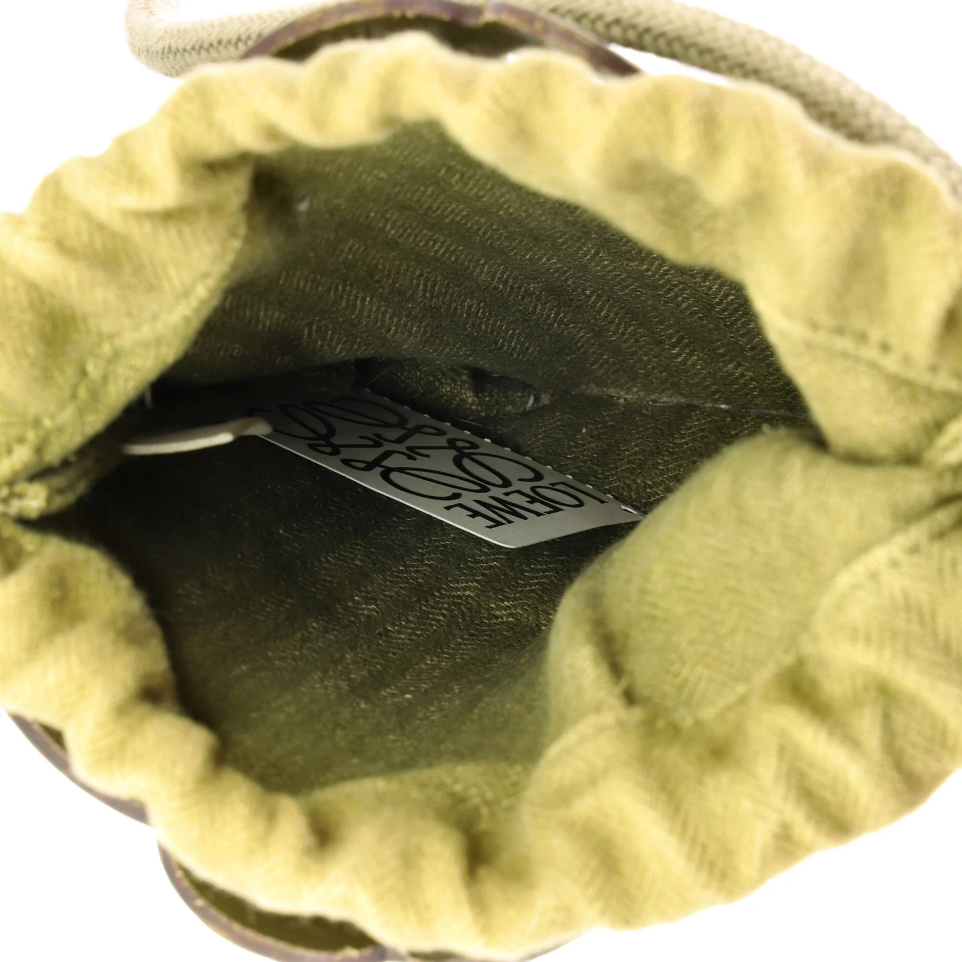 Anagram Cut Out Crossbody Bag Leather with Canvas Mini - Image 5