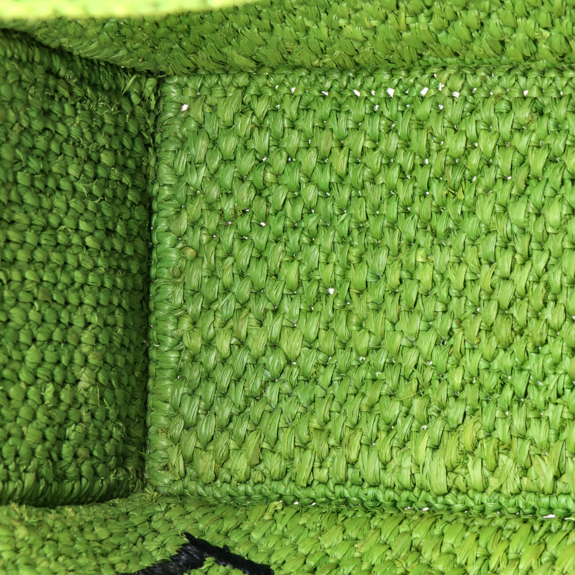 Paula's Ibiza Logo Convertible Tote Raffia Small - Image 5
