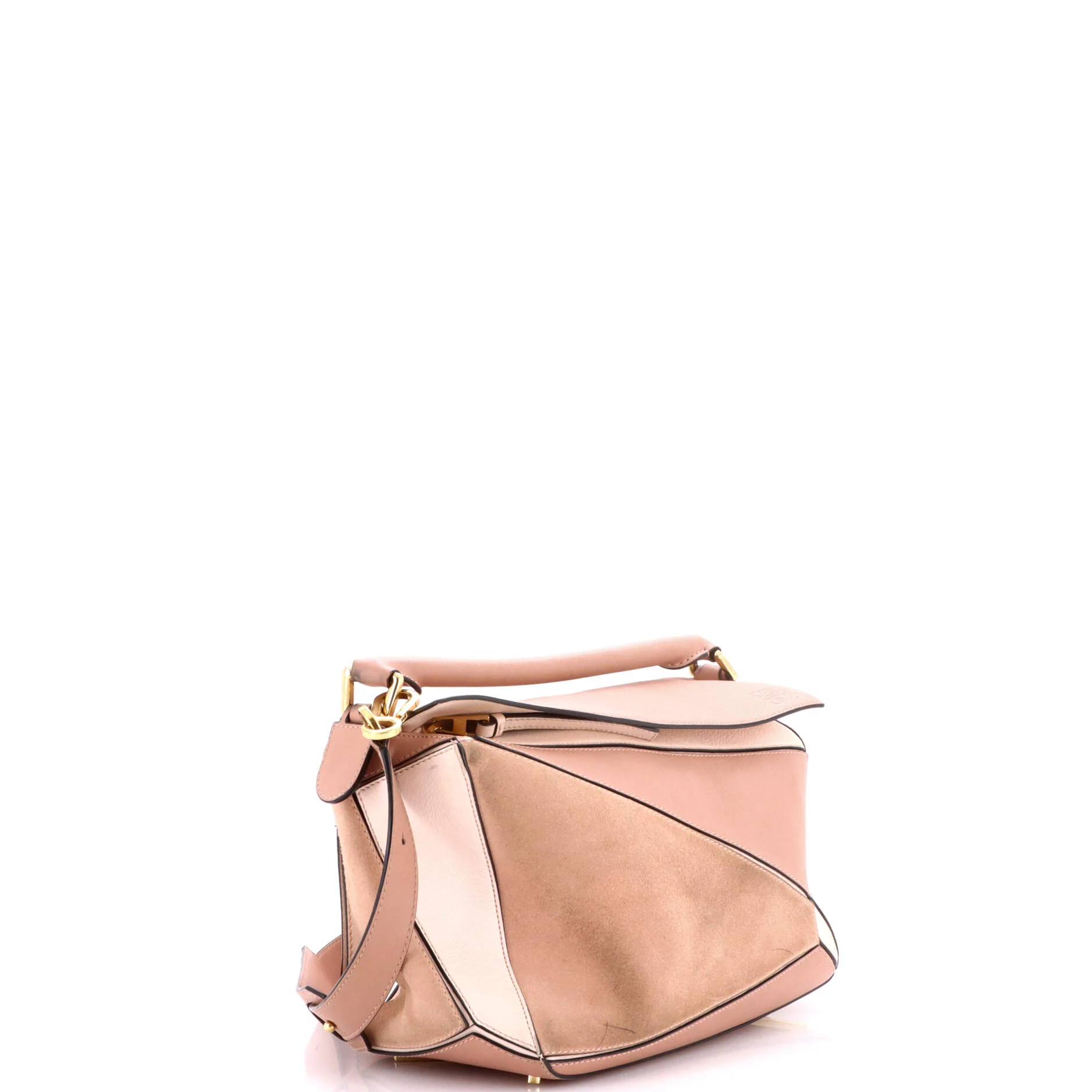 Puzzle Bag Leather and Suede Small - Image 2