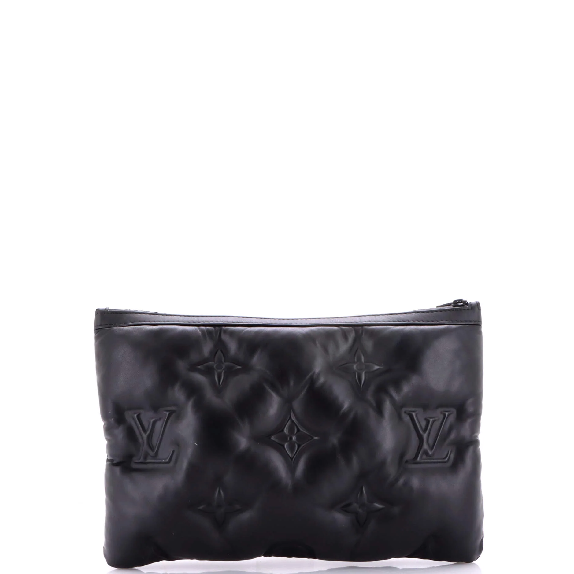 A4 Pouch Monogram Puffer Lambskin - Image 3